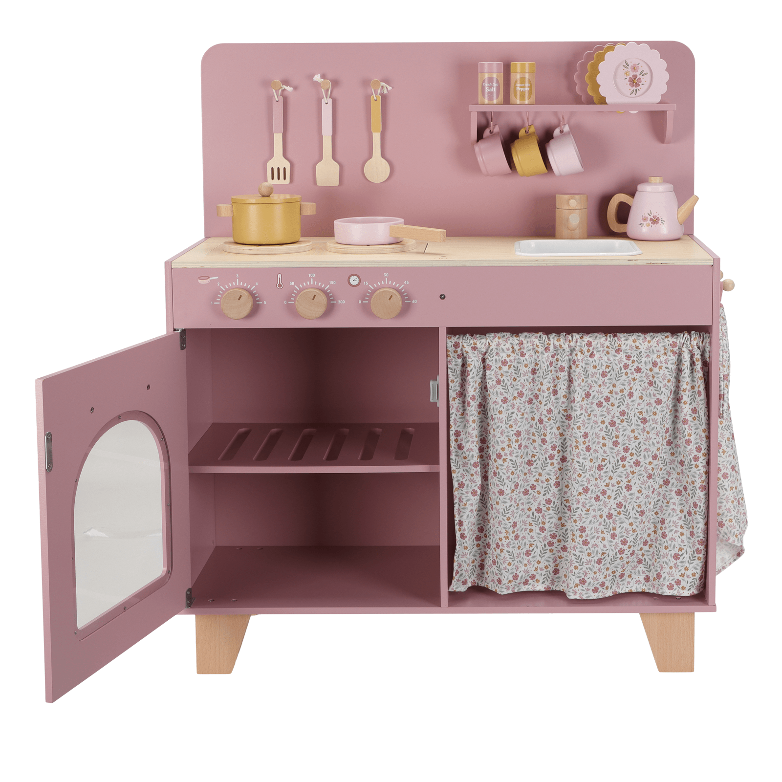 Pink Kitchen Plus 16 Accessories