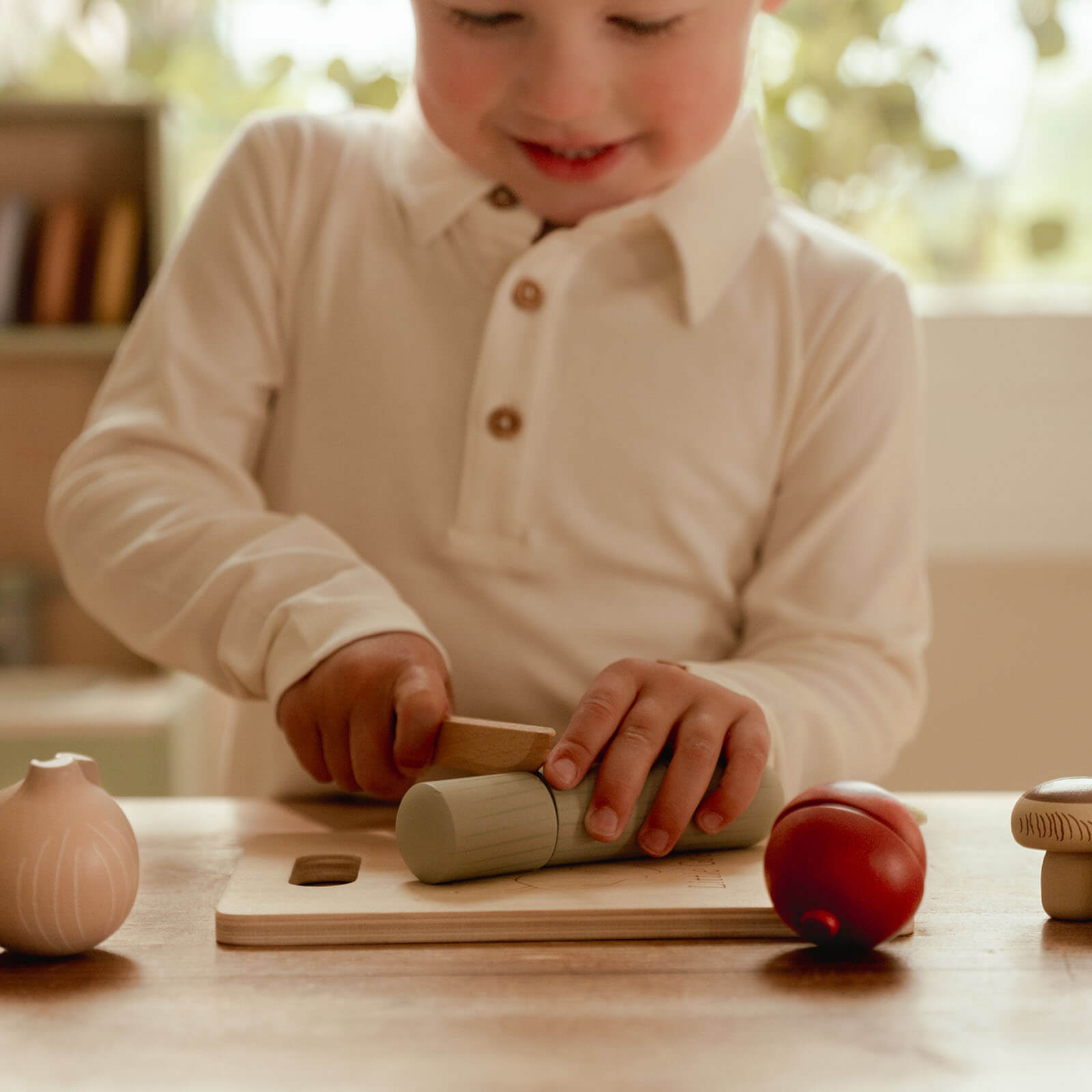 Wooden Cutting Vegetables - 15 Pieces