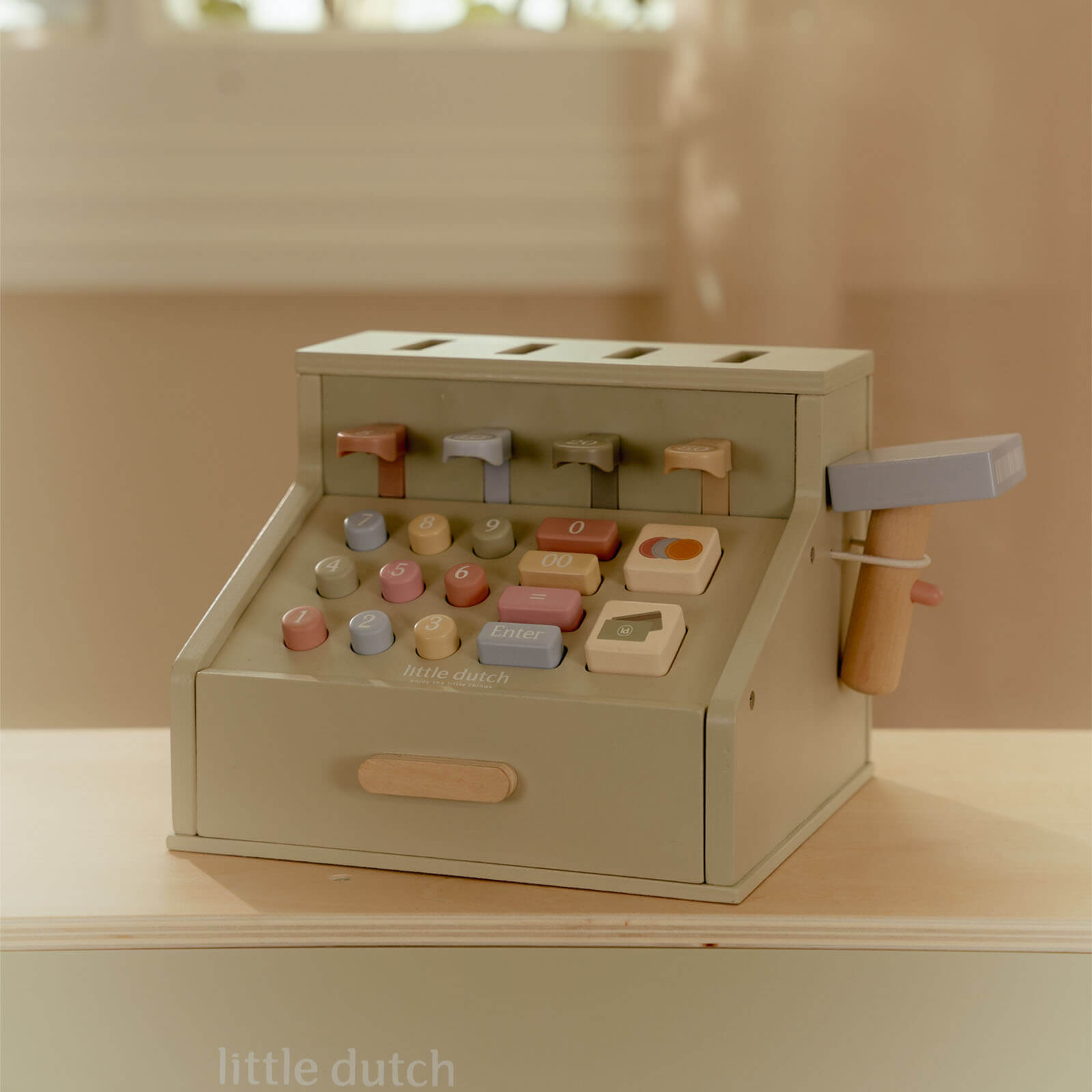 Wooden Cash Register
