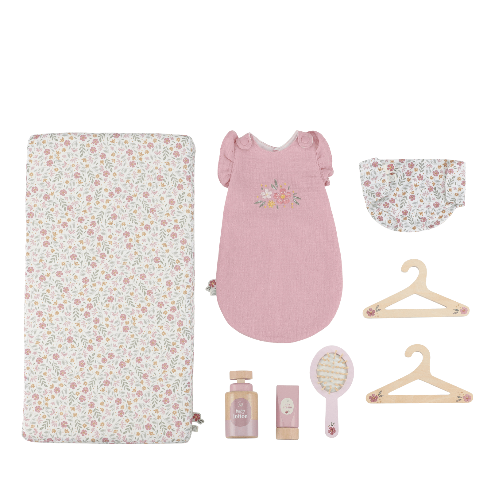 Doll Changing Table Plus 9 Accessories