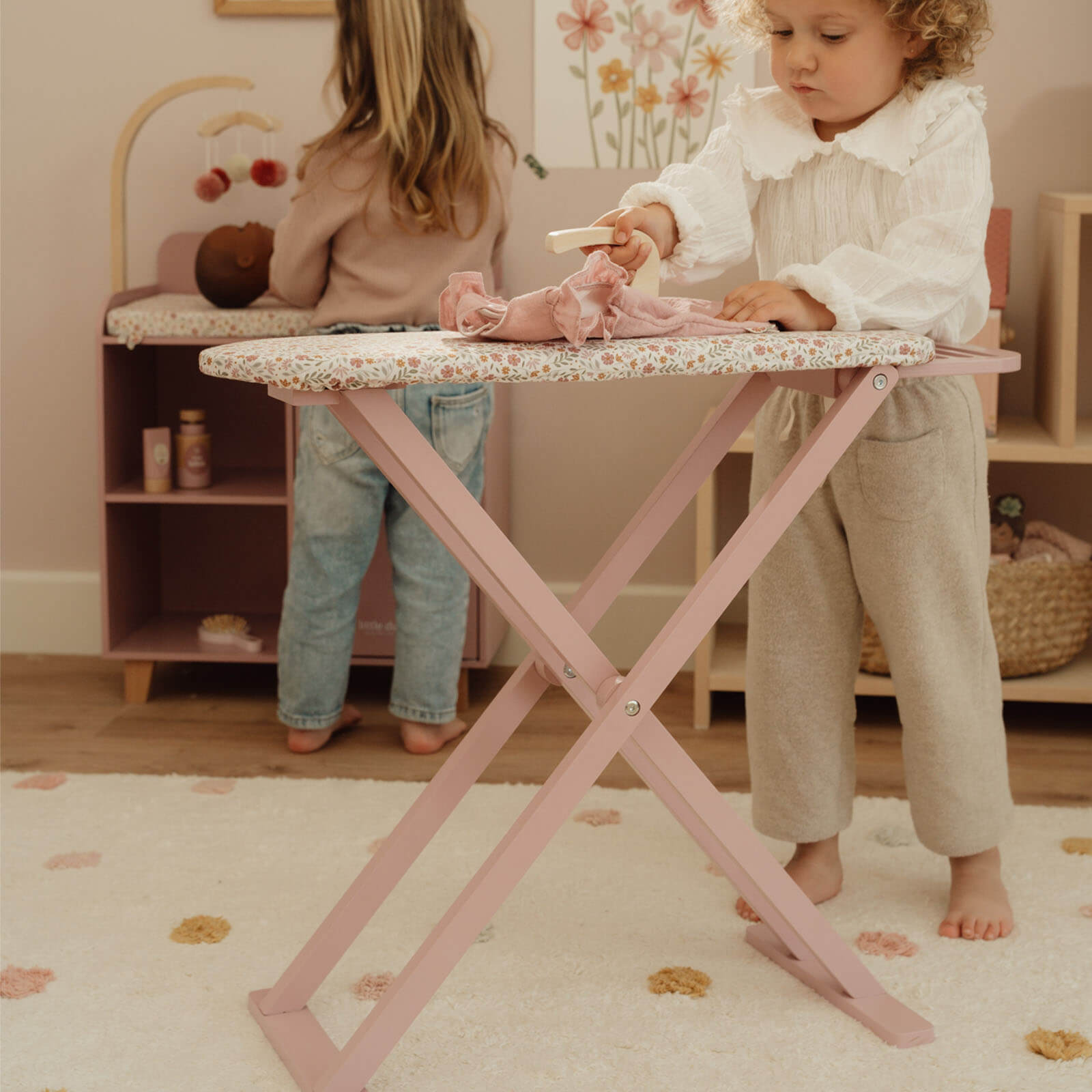 Wooden Play Ironing Board Set