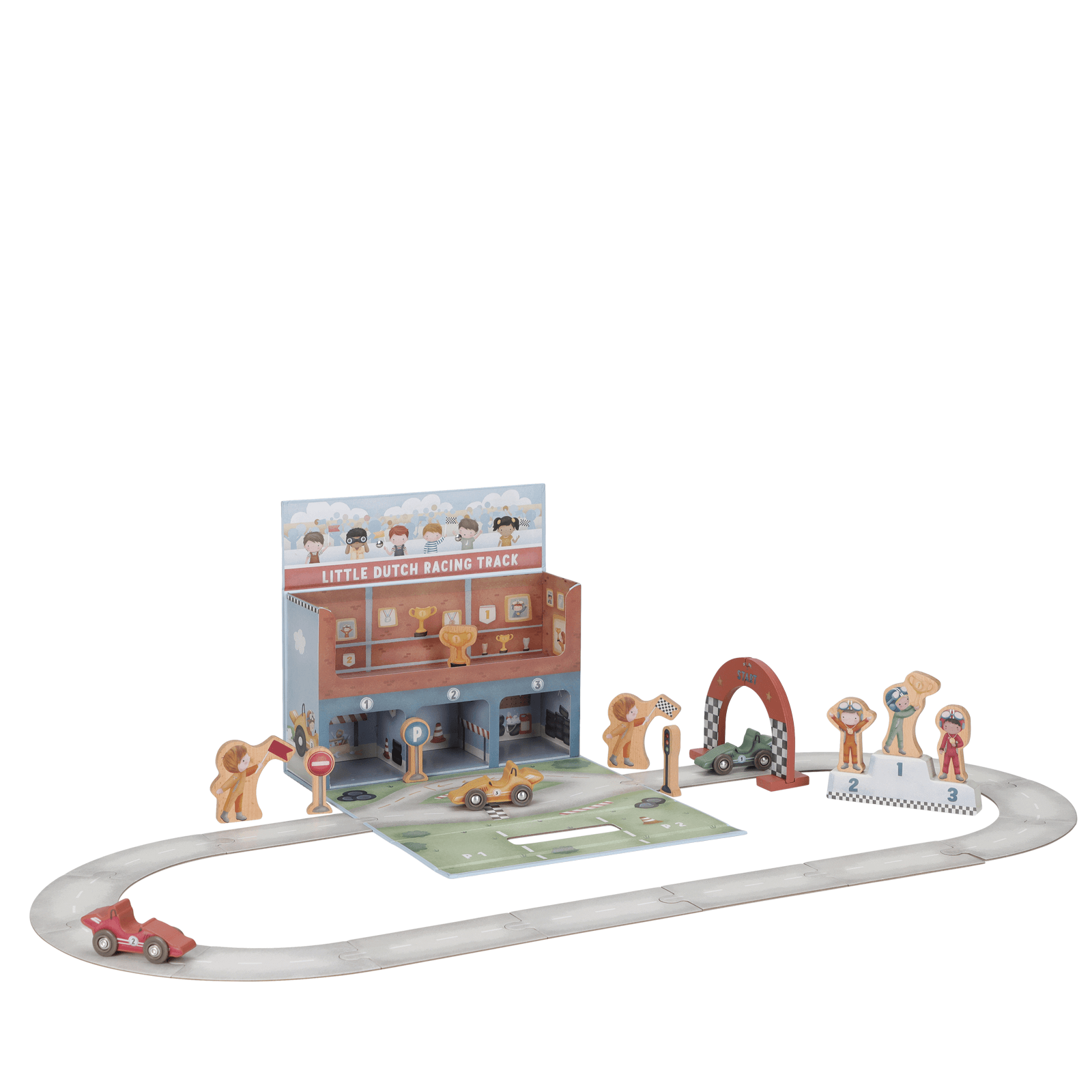 Race Track Play Case Set - 30 Pieces