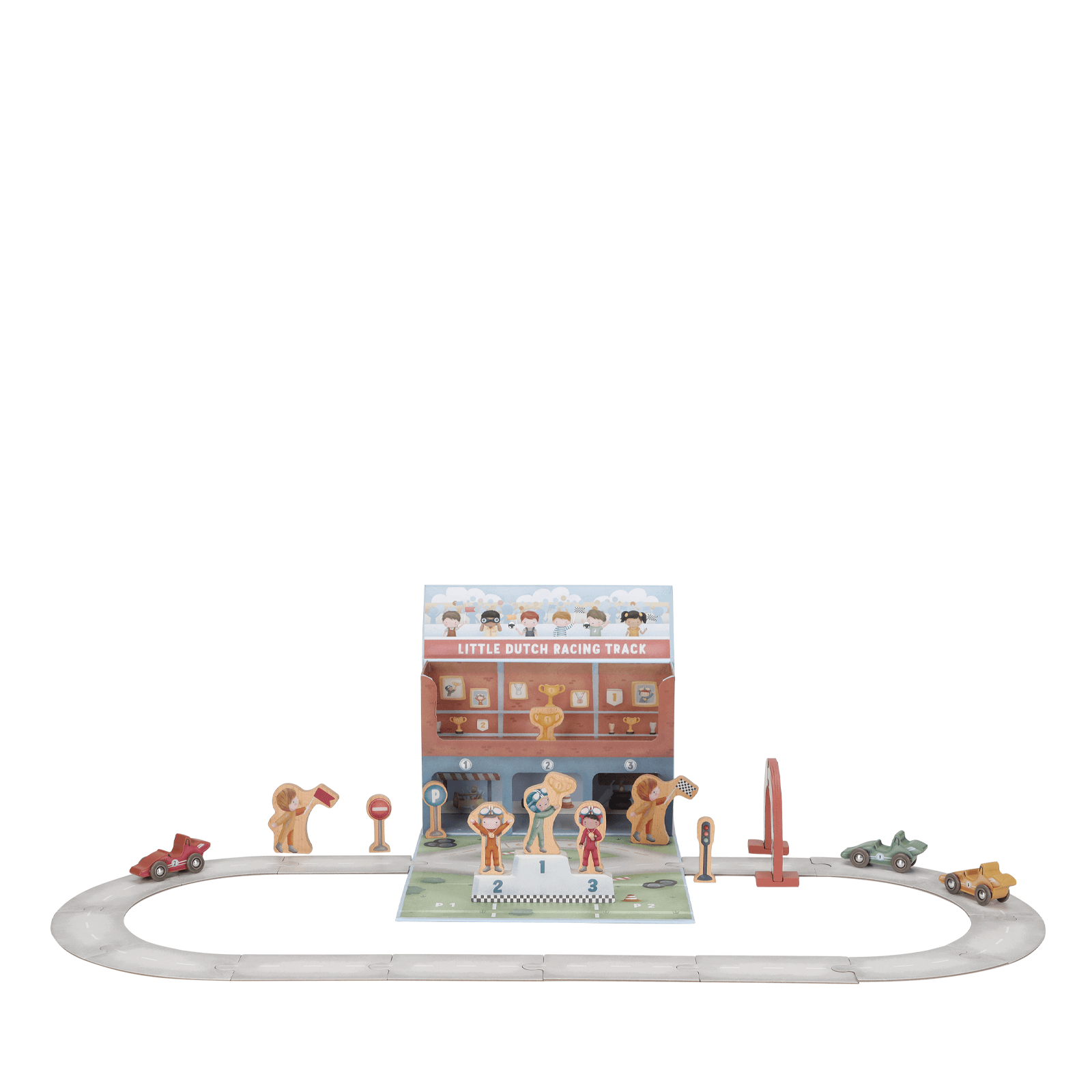 Race Track Play Case Set - 30 Pieces