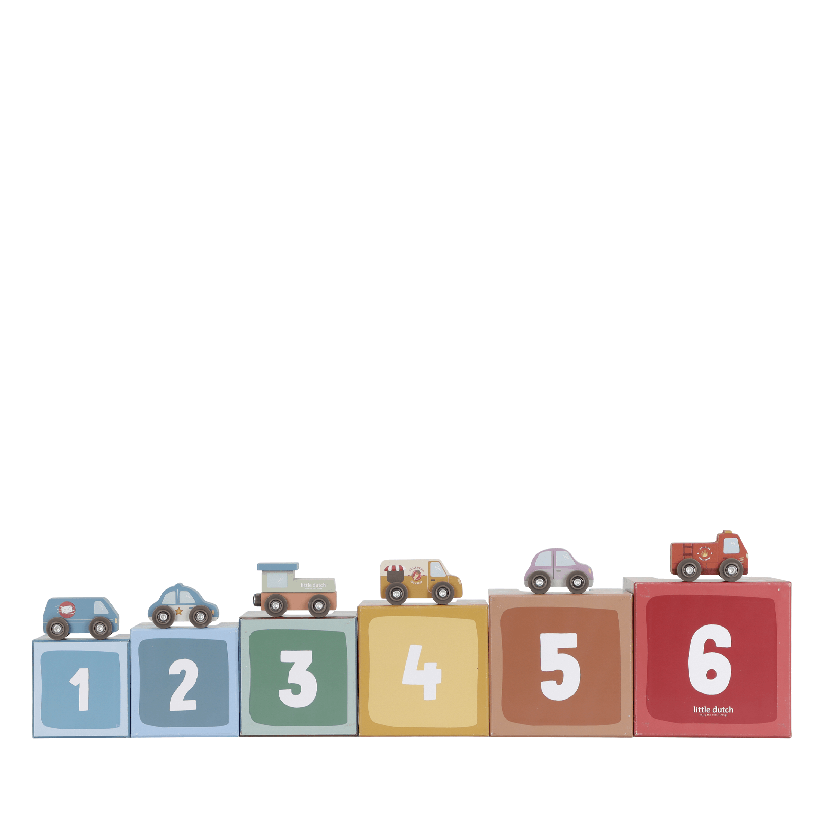Stacking Block Tower Plus 6 Cars