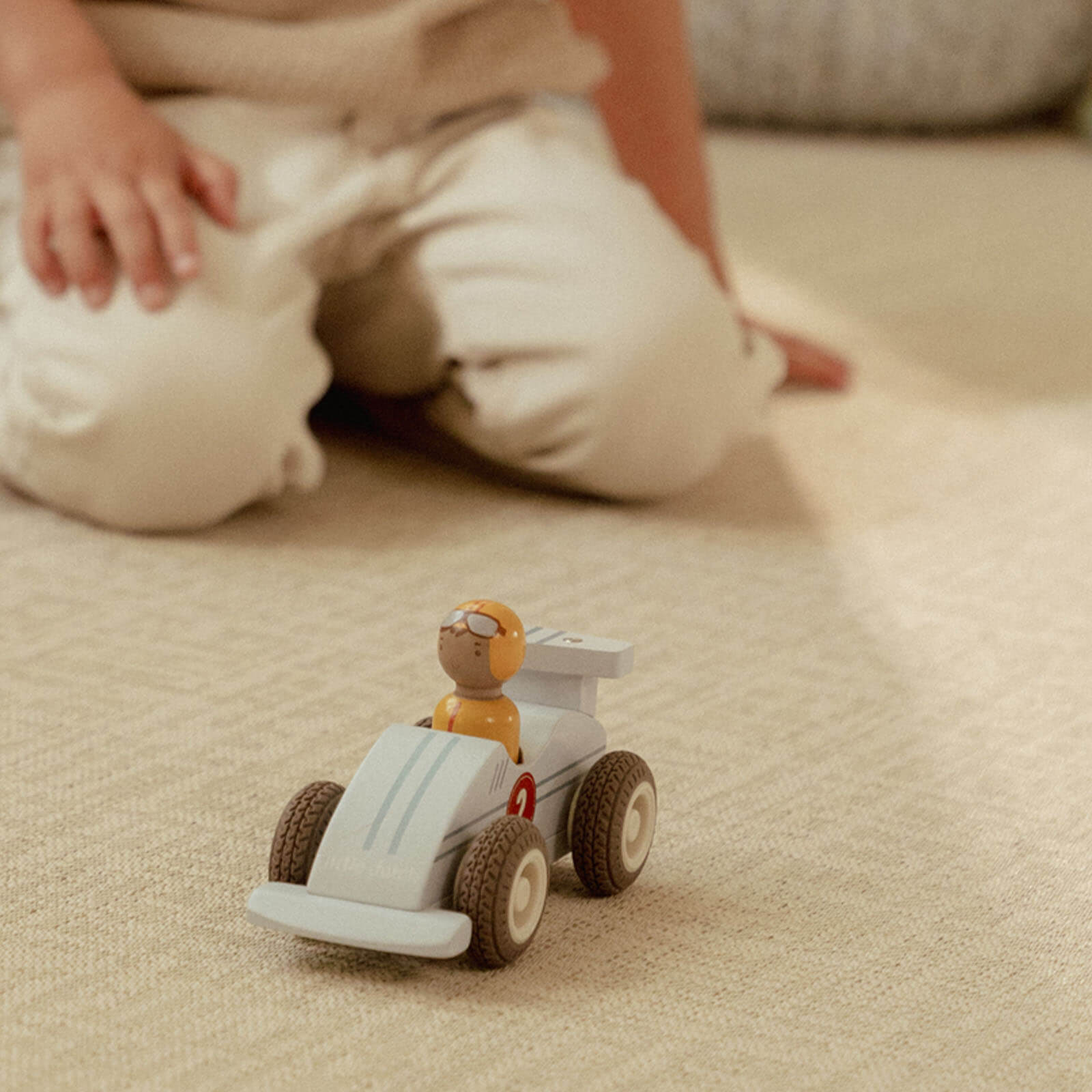 Pullback Racing Cars with Peg Dolls