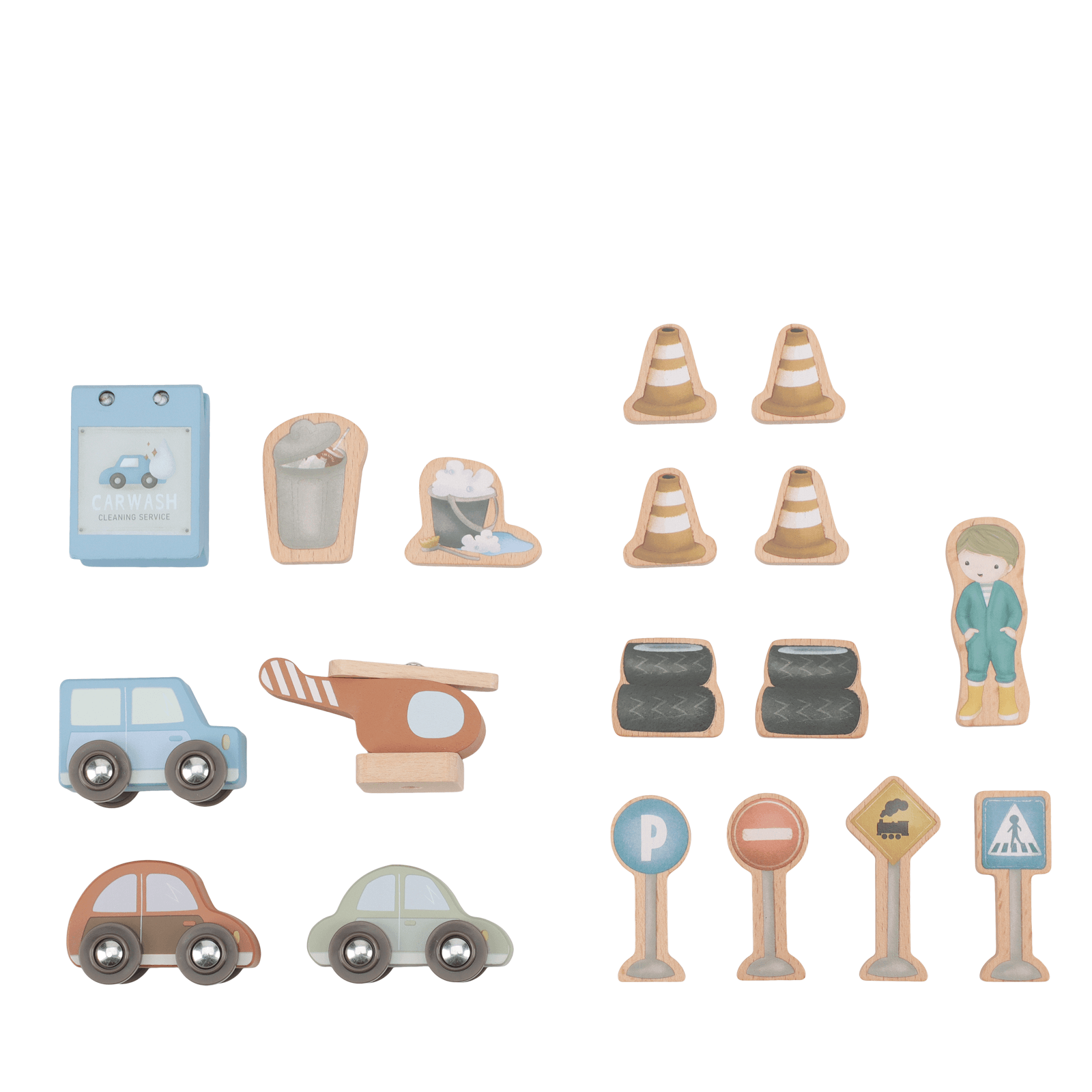 Wooden Parking Garage - 18 Pieces