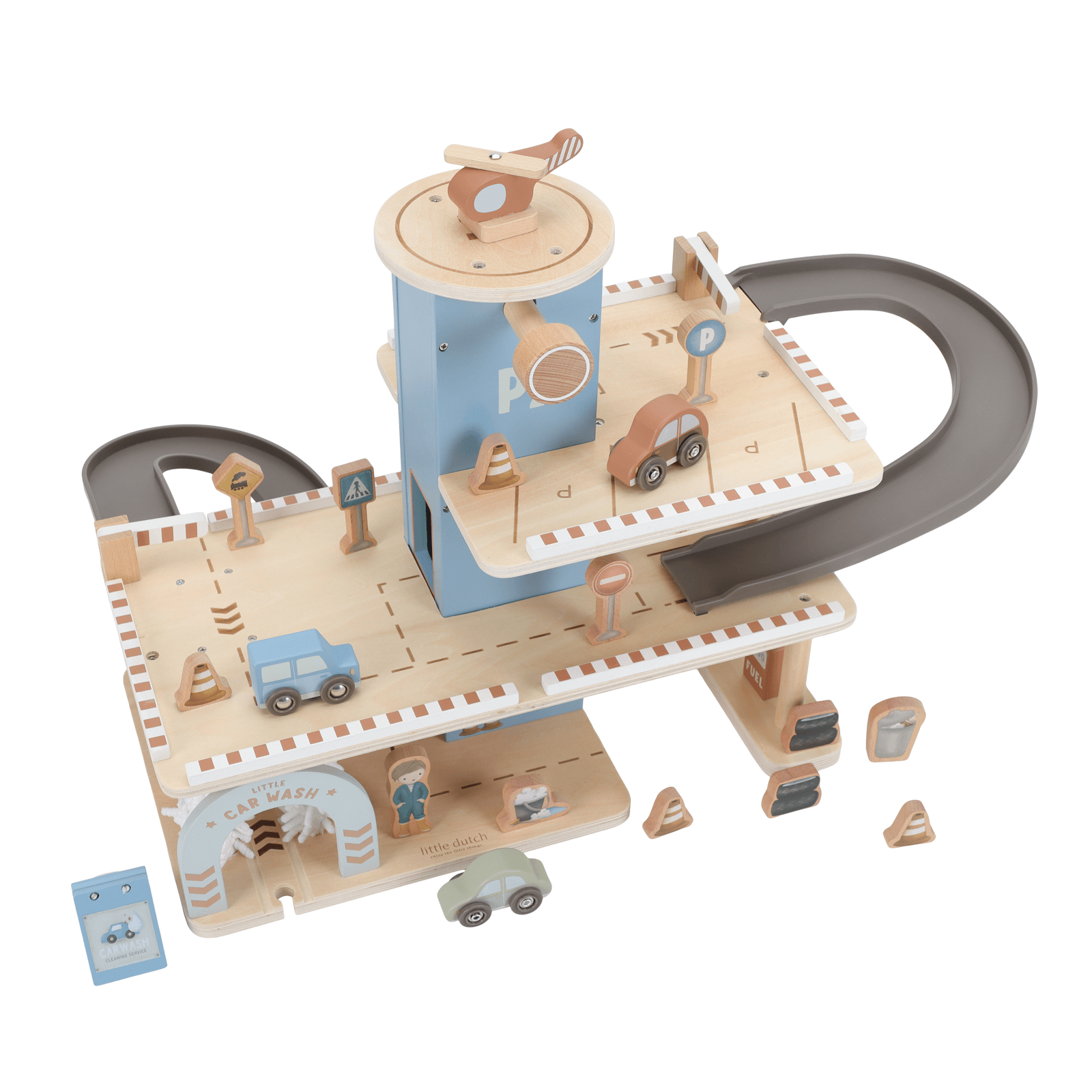 Wooden Parking Garage - 18 Pieces