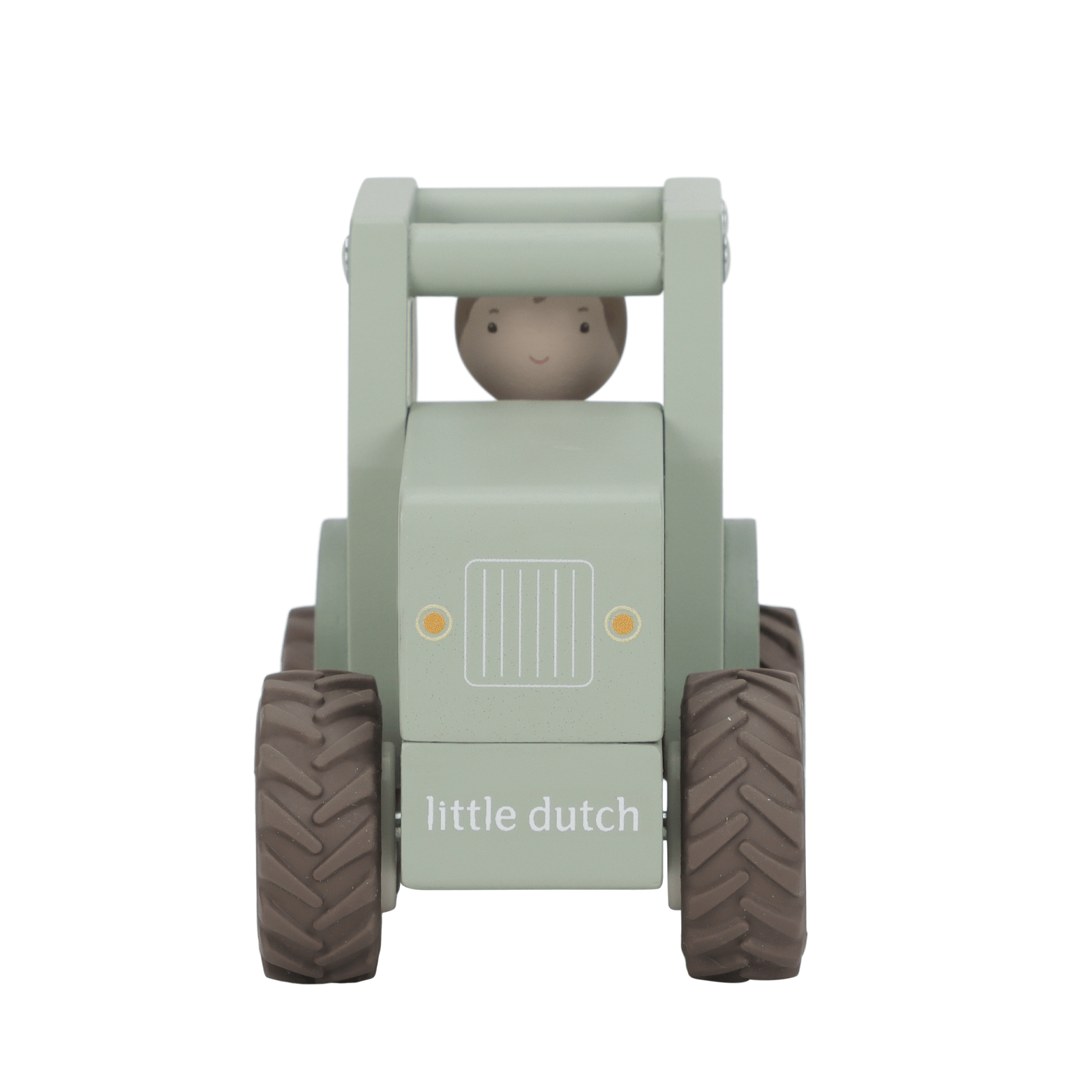 Wooden Tractor and Peg Doll