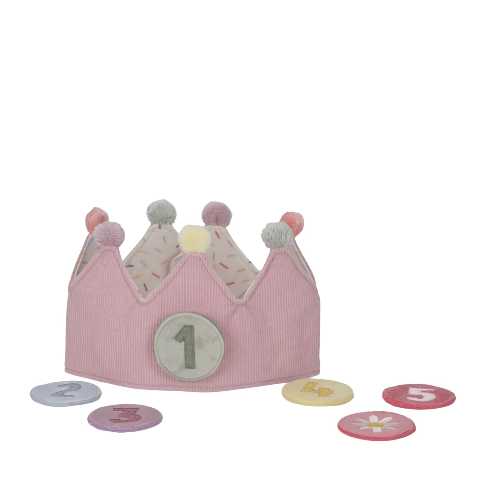 Birthday Crown With Numbers - Pink