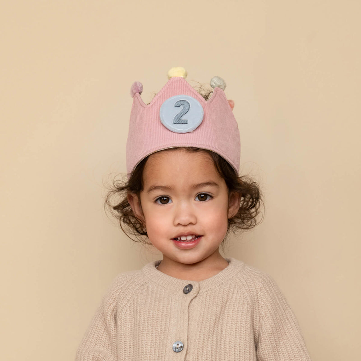 Birthday Crown With Numbers - Pink