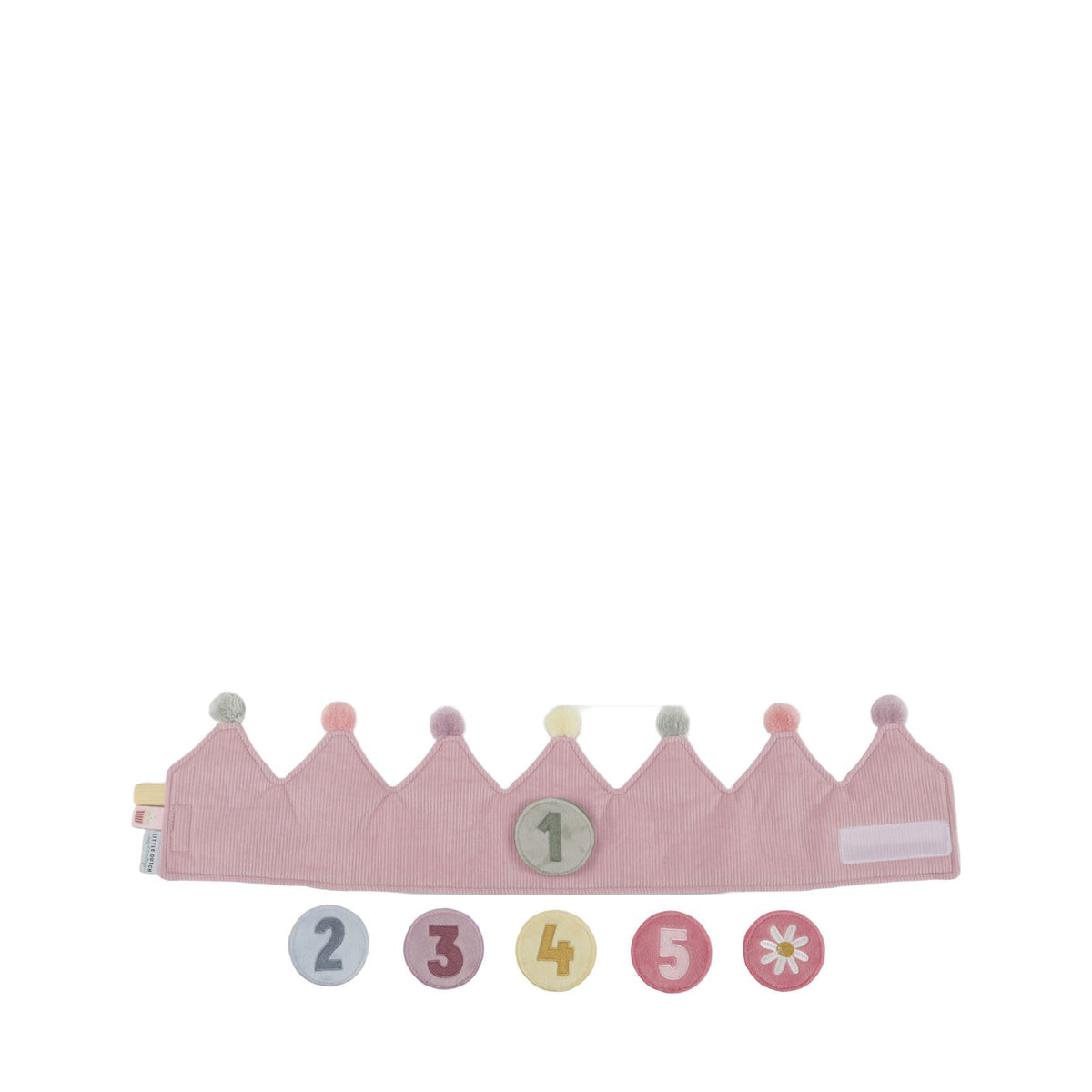 Birthday Crown With Numbers - Pink