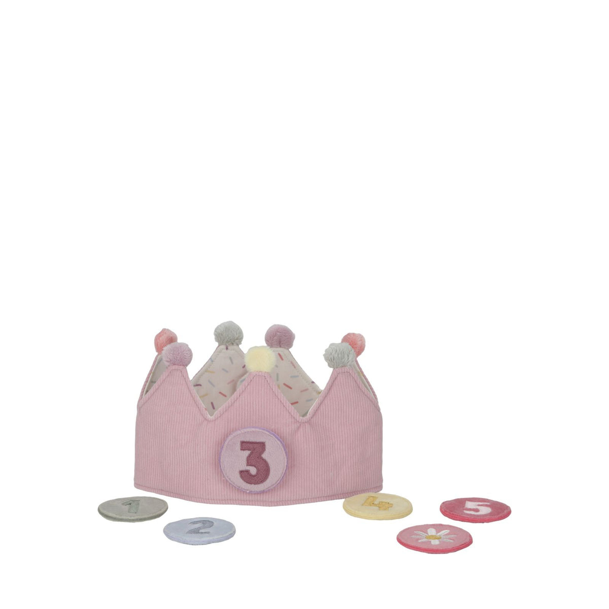 Birthday Crown With Numbers - Pink