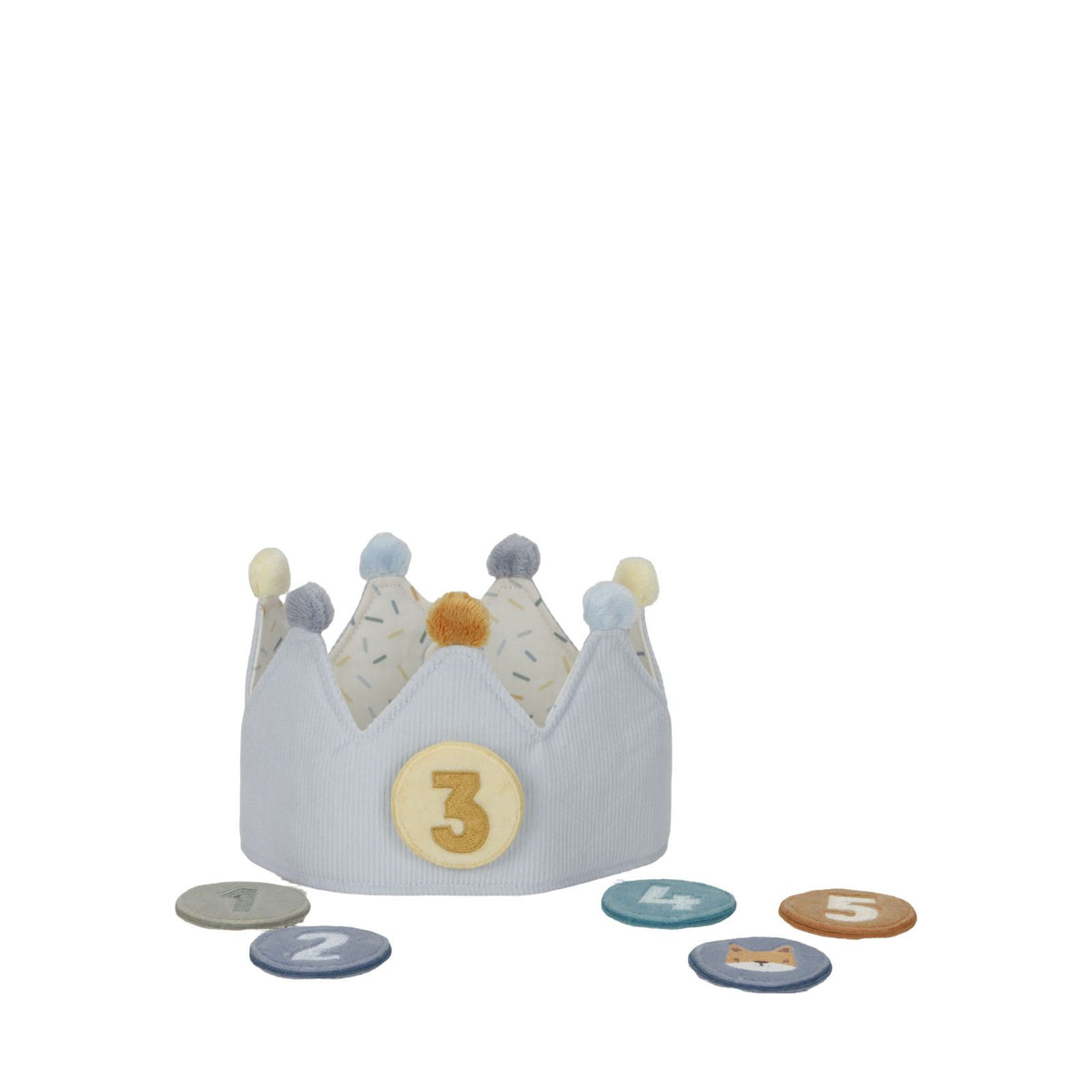 Birthday Crown With Numbers - Blue