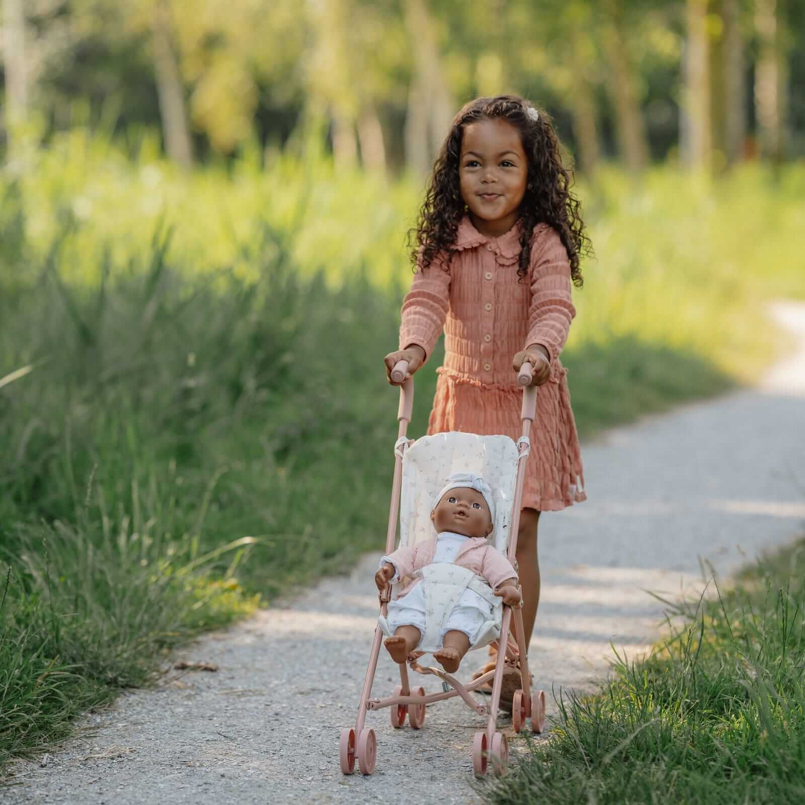 Little Dutch Baby Doll Stroller Pink