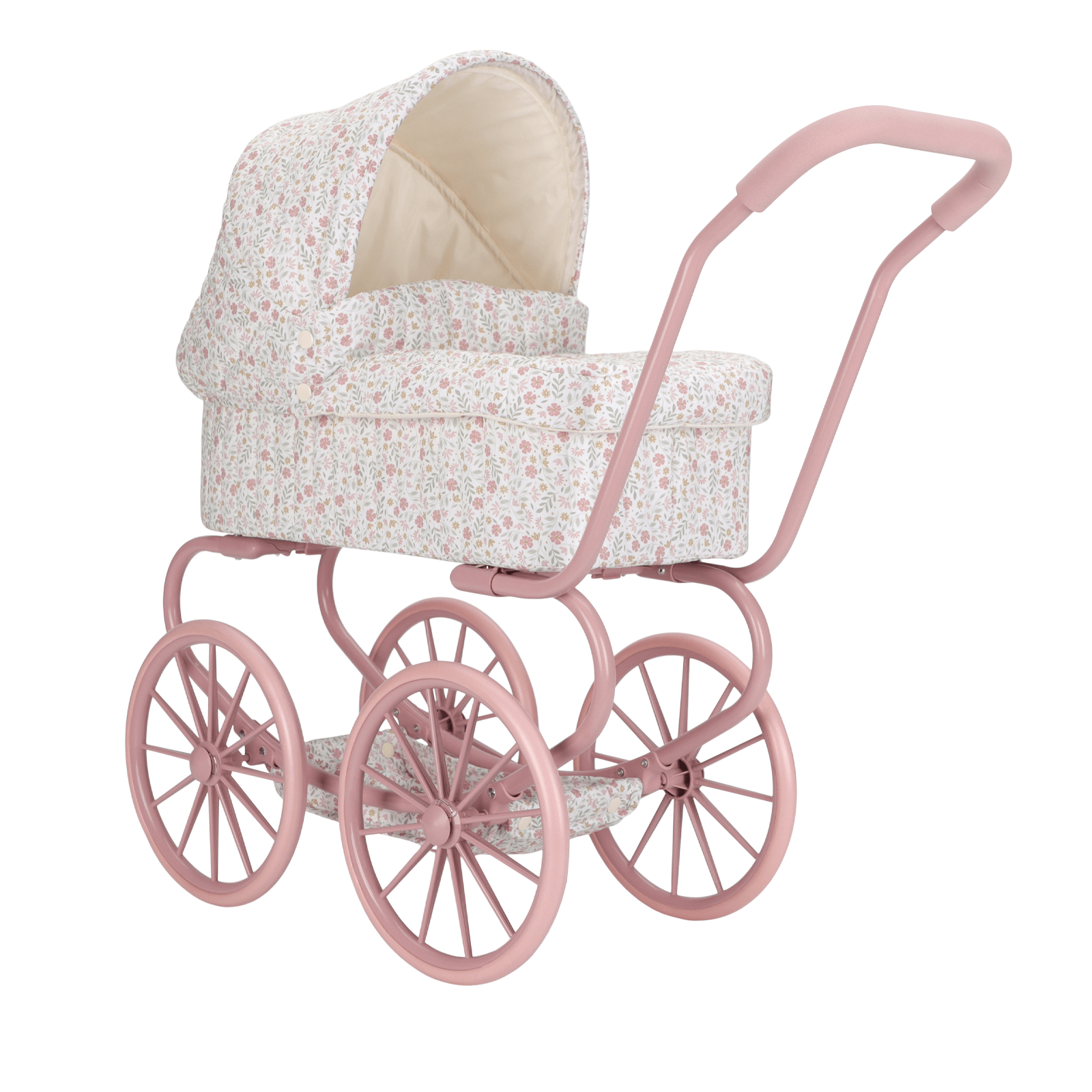 Baby Doll Pram - Pink Flowers