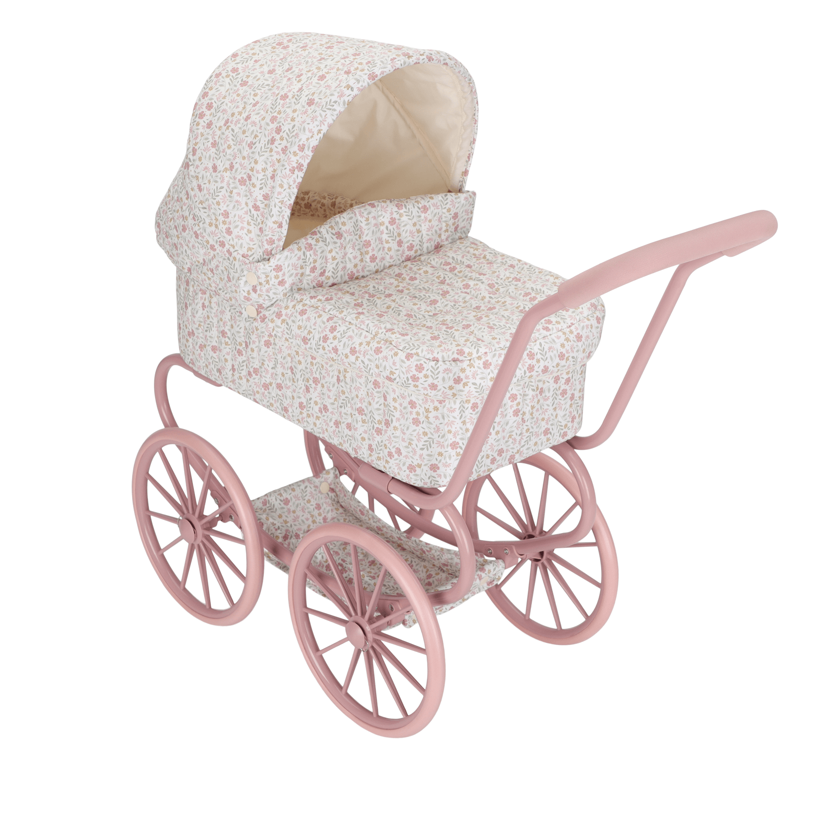 Baby Doll Pram - Pink Flowers