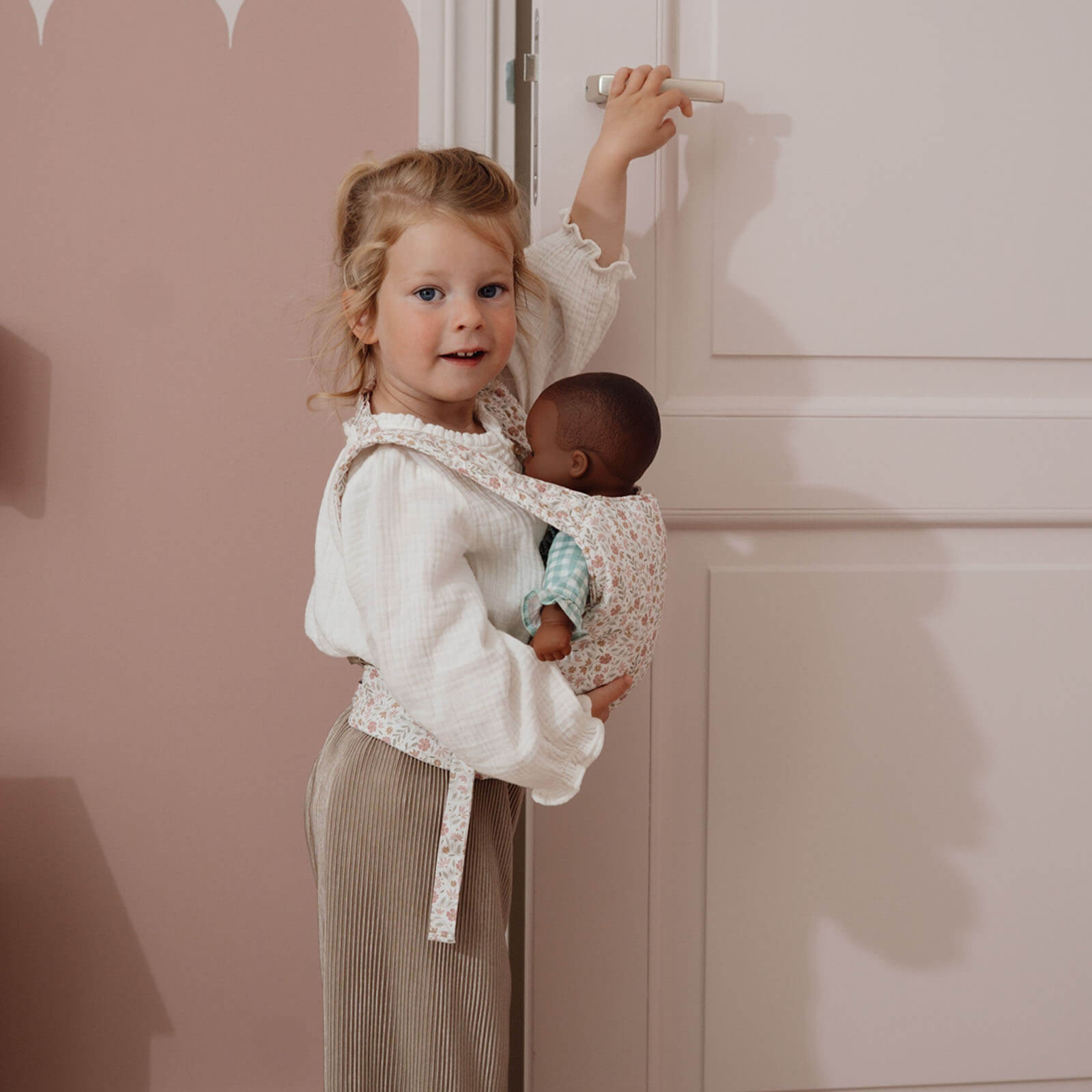 Baby Doll Carrier - Pink Flowers