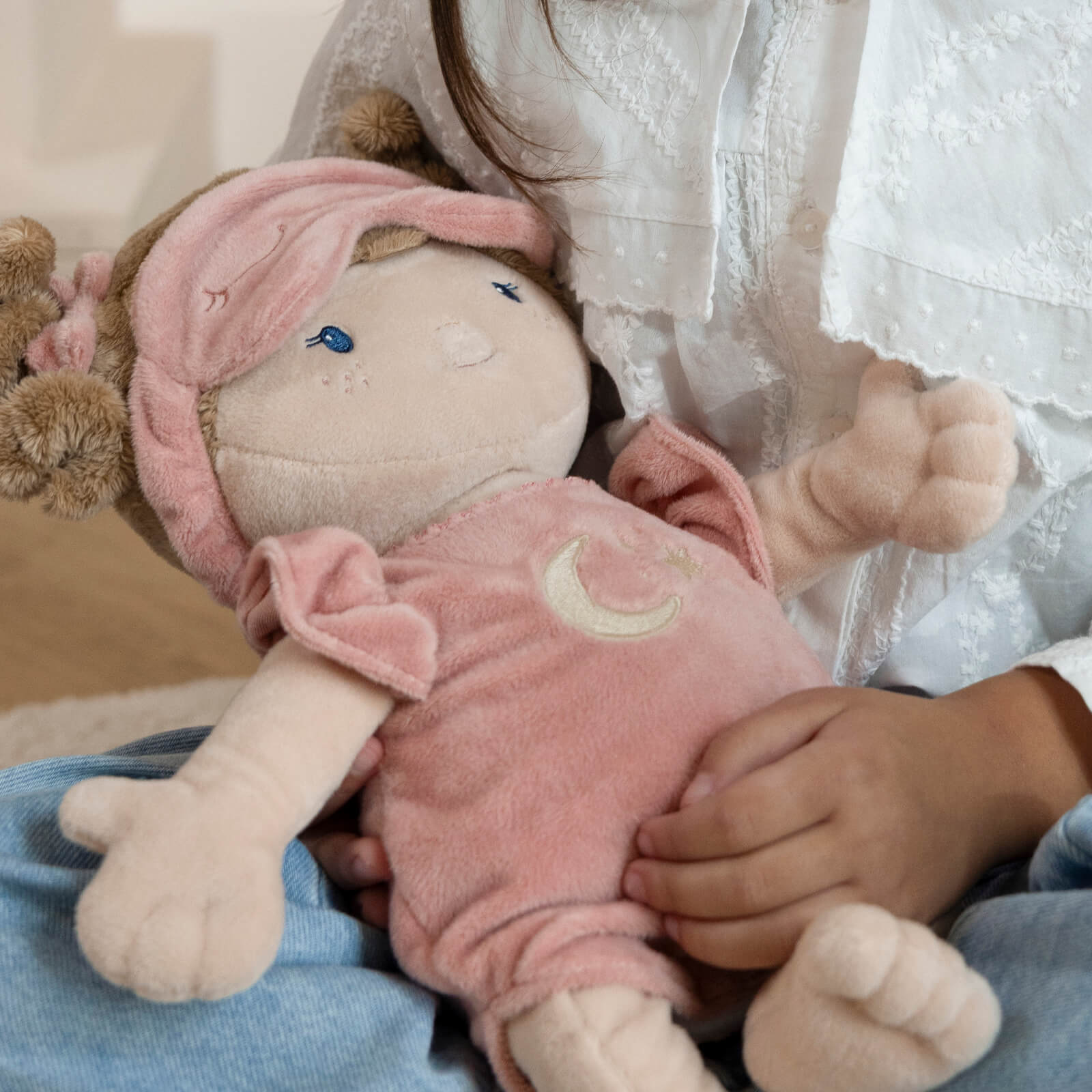 Big Baby Doll In Sleeping Bag - Rosa 40cm