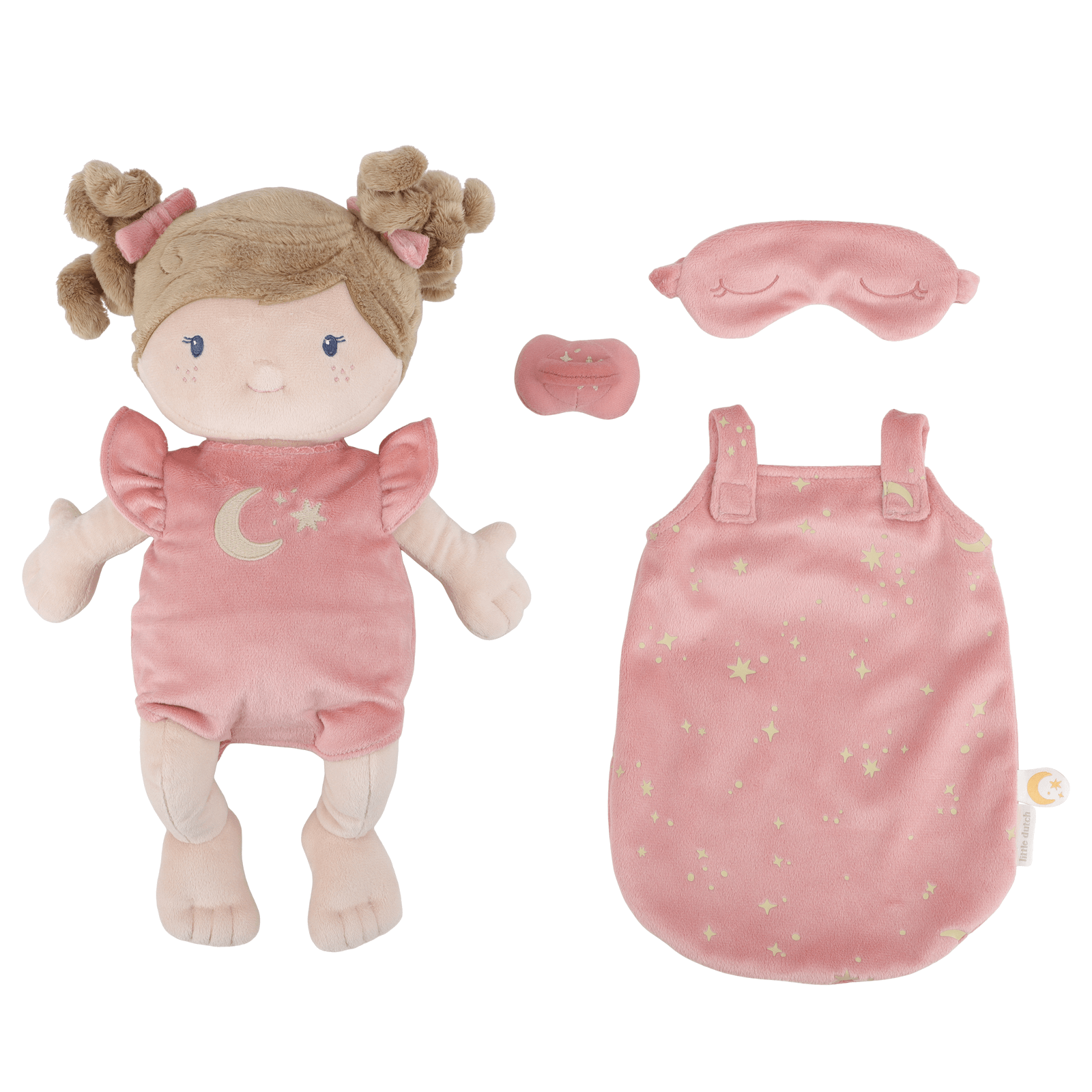 Big Baby Doll In Sleeping Bag - Rosa 40cm