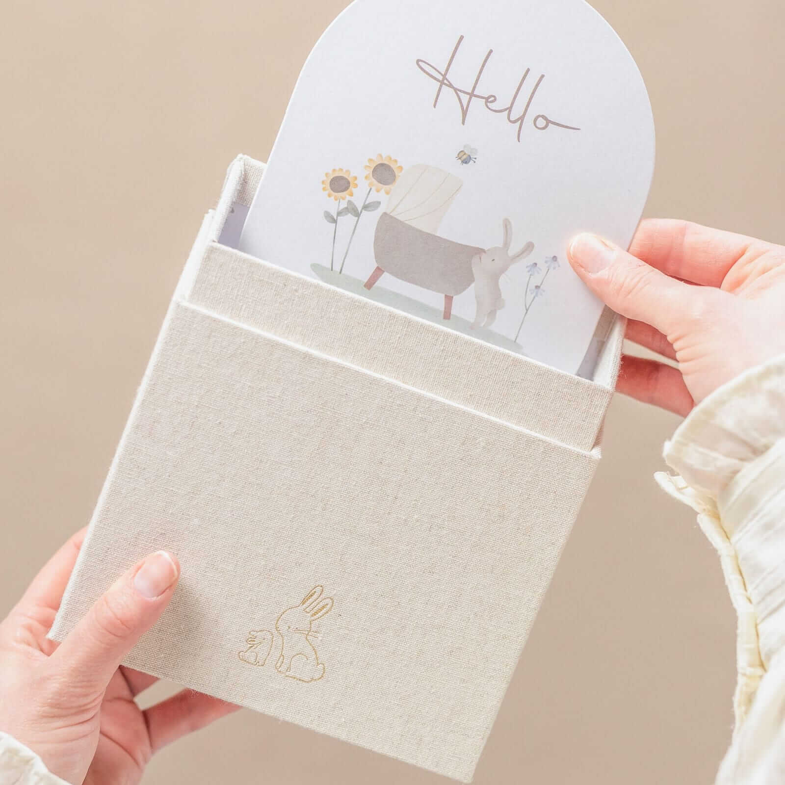 Baby Milestone Cards - Baby Bunny