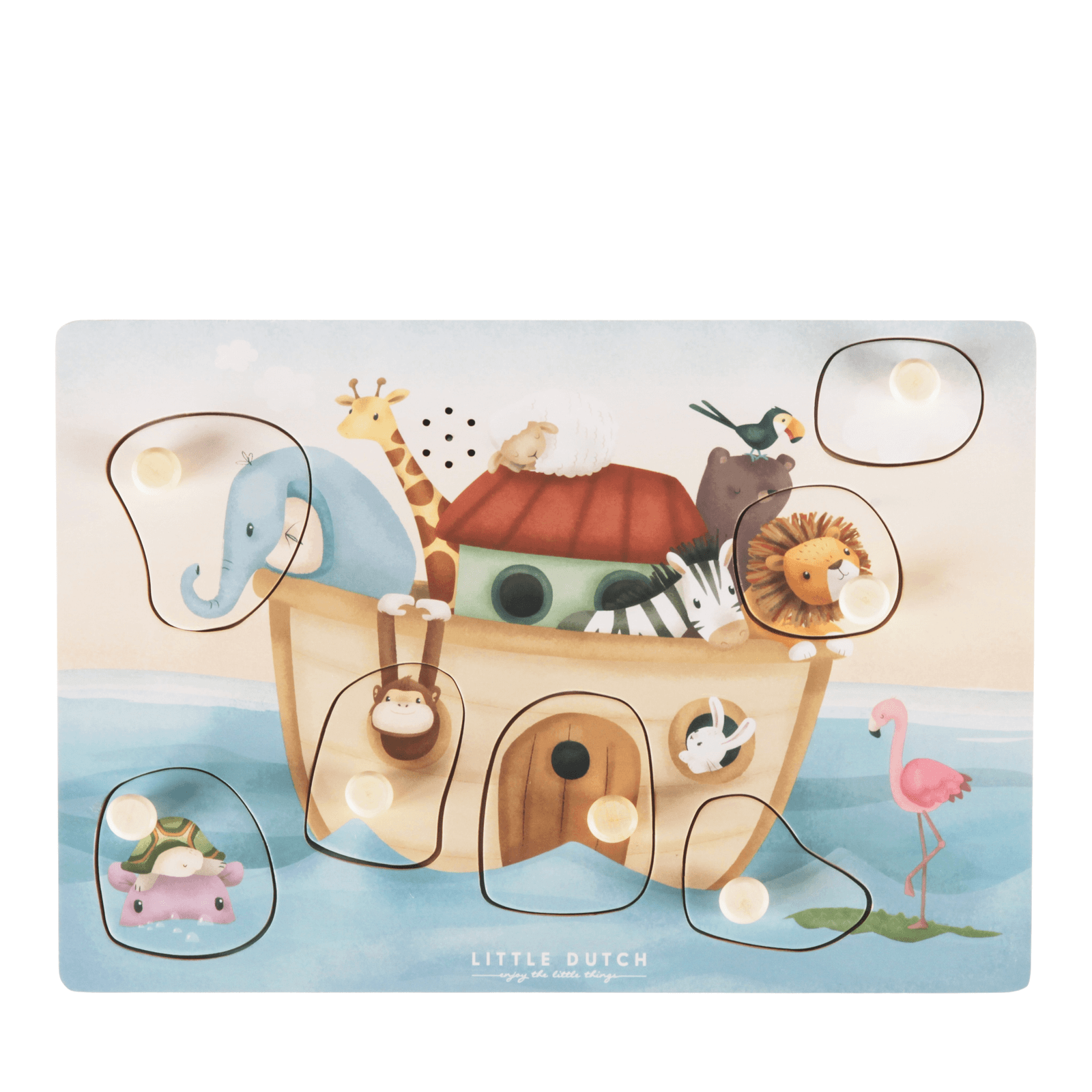 Wooden Sound Puzzle - Noahs Ark