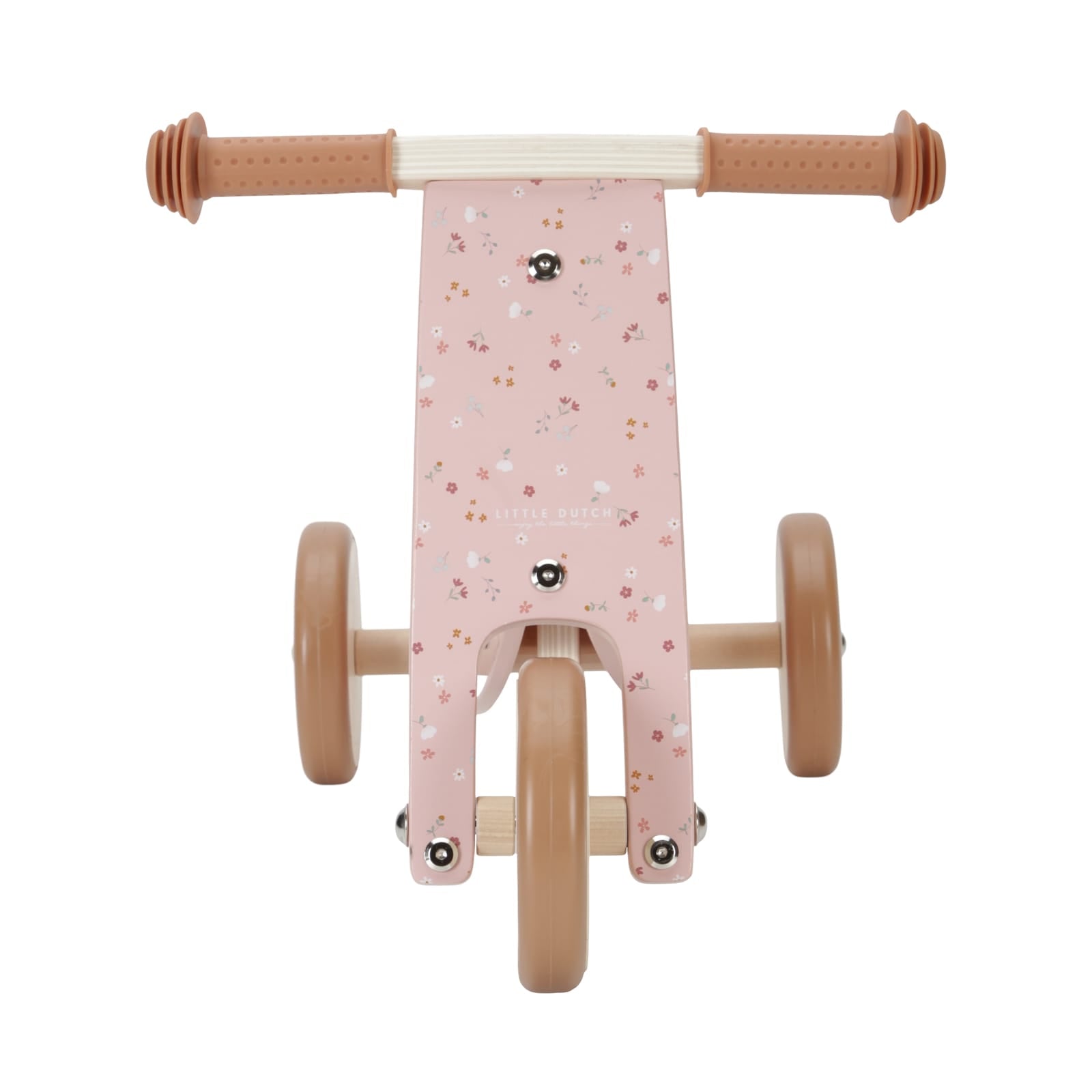 Wooden Tricycle - Pink Flower