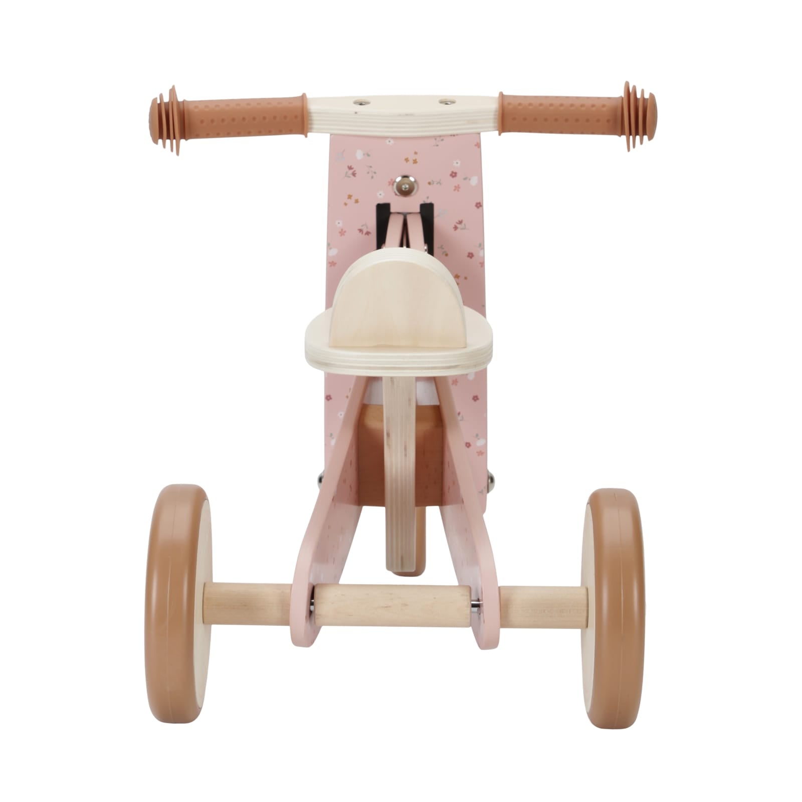 Wooden Tricycle - Pink Flower