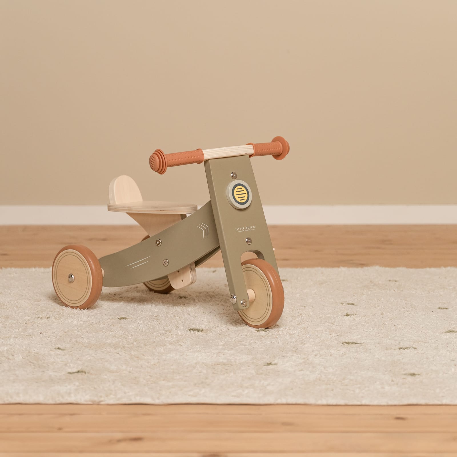 Wooden Tricycle - Olive