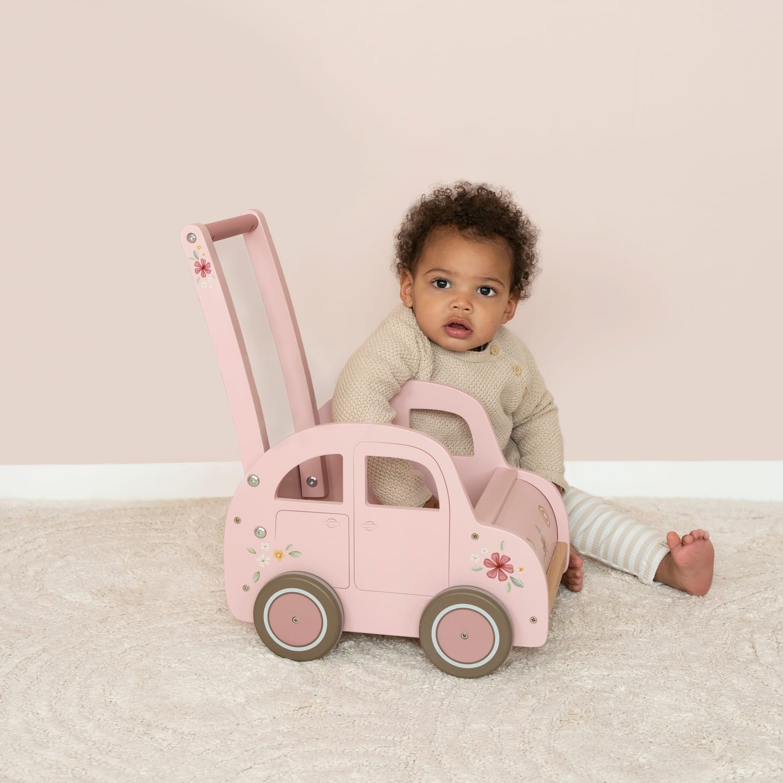 Pink race car walker on sale