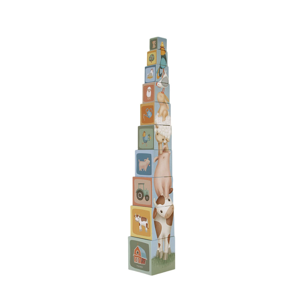Building Blocks Cardboard - Little Farm