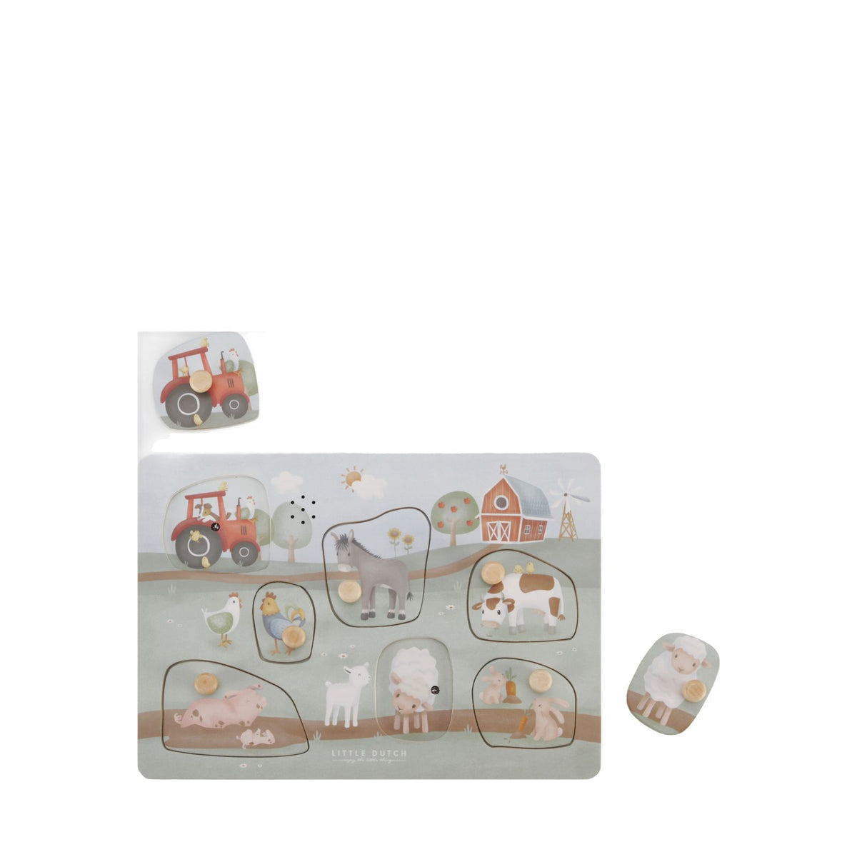 Wooden Sound Puzzle - Little Farm