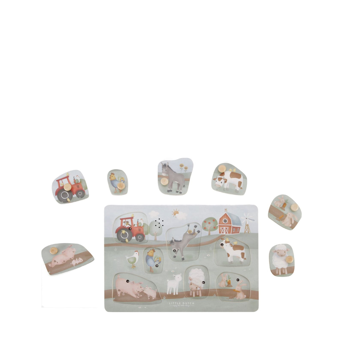 Wooden Sound Puzzle - Little Farm