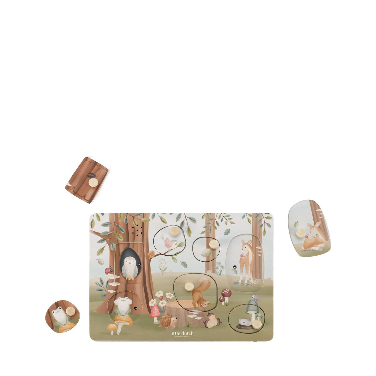 Wooden Sound Puzzle - Forest Friends