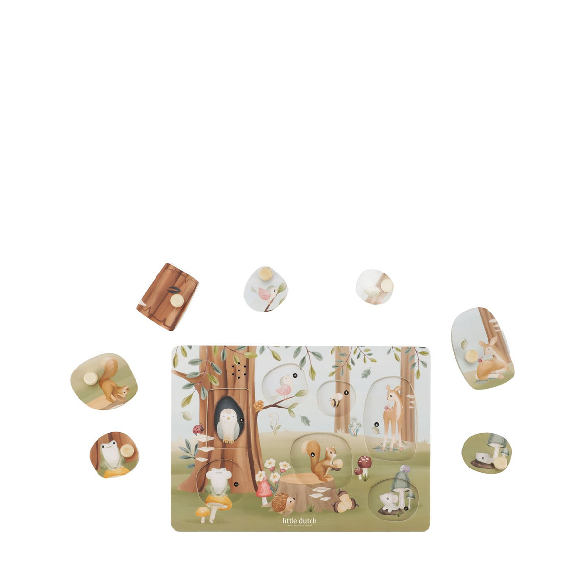 Wooden Sound Puzzle - Forest Friends