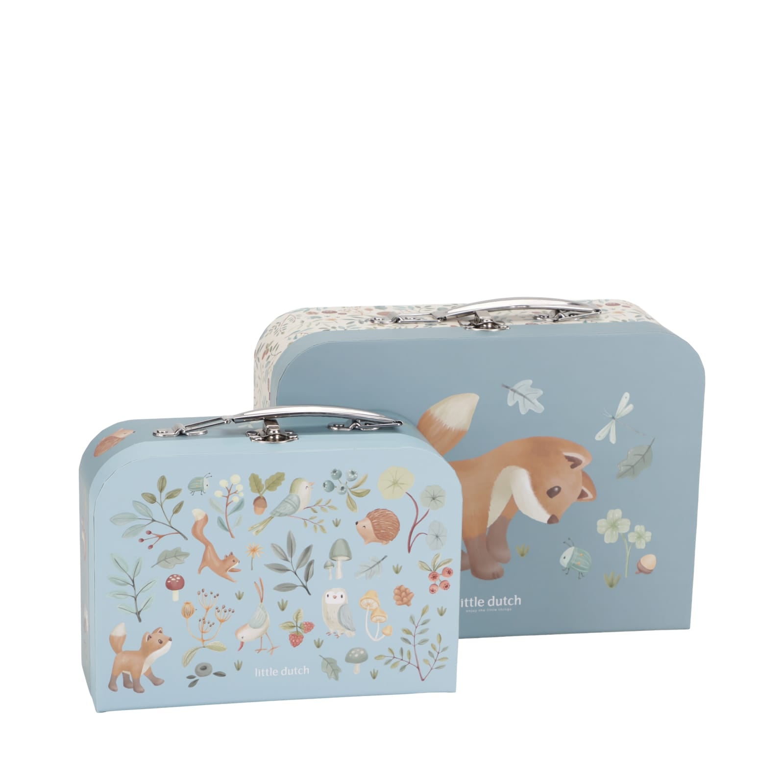 Suitcase Set - Forest Friends Blue