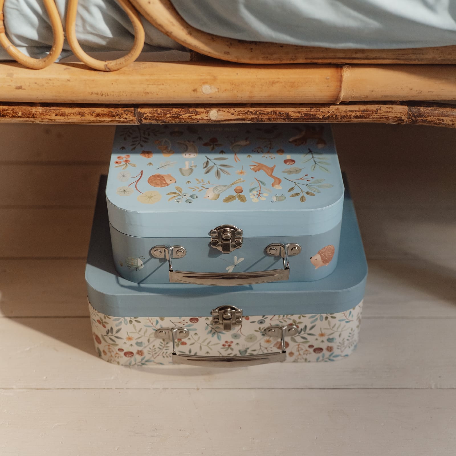 Suitcase Set - Forest Friends Blue