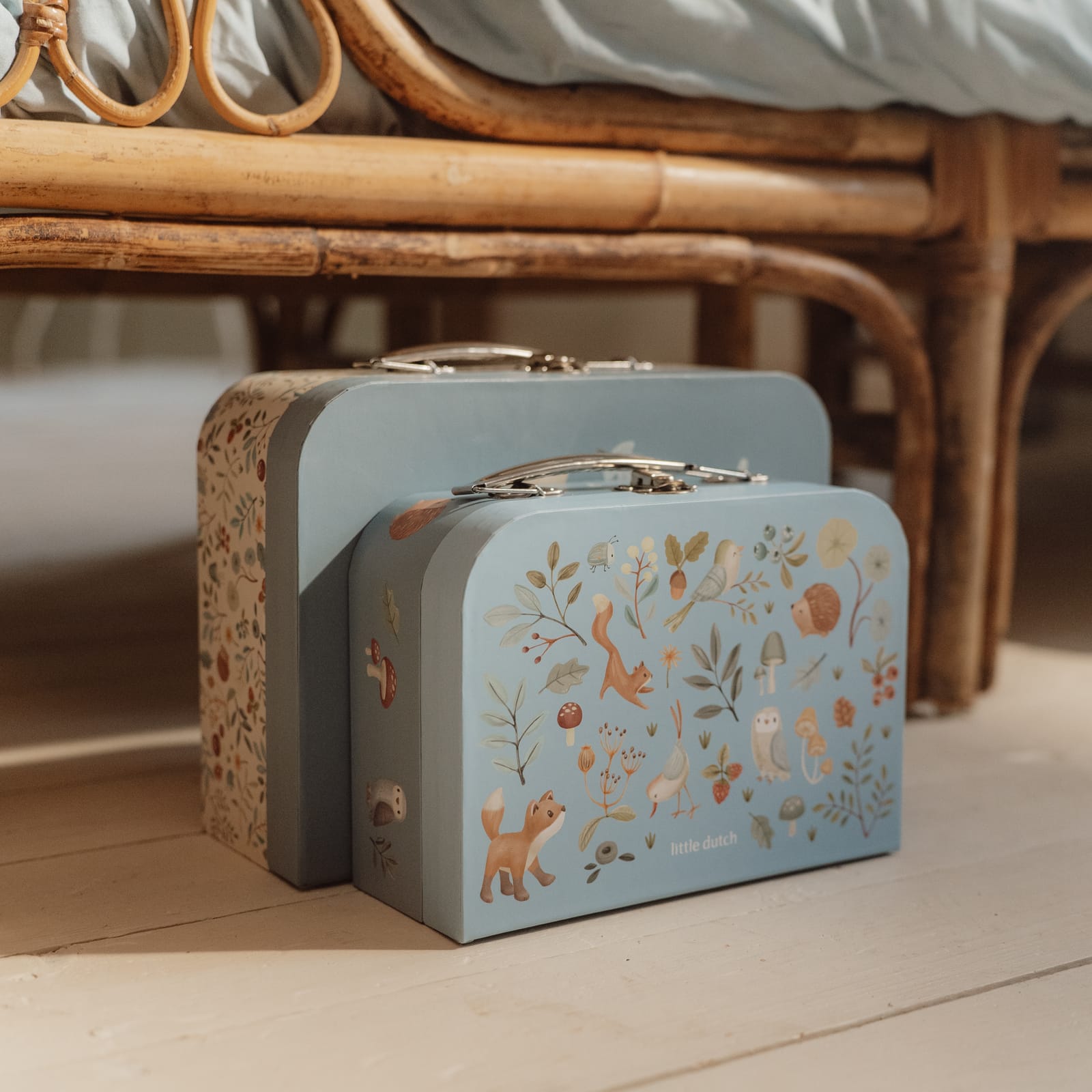 Suitcase Set - Forest Friends Blue