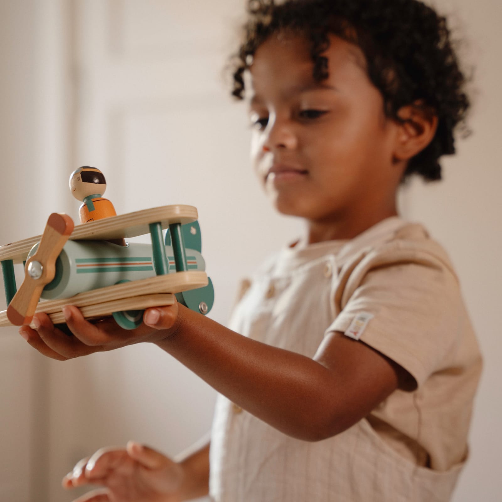 Wooden Toy Airplane