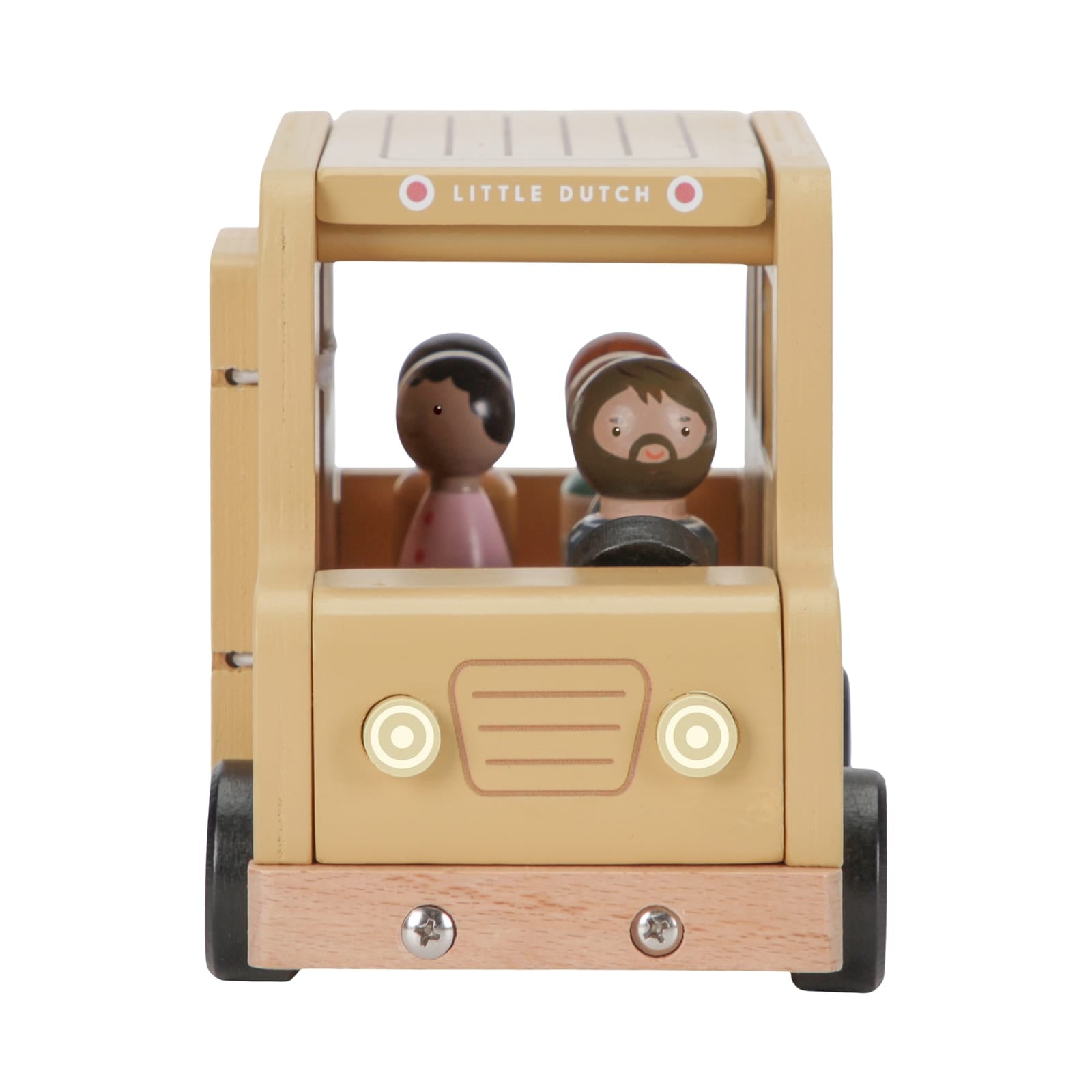 Wooden School Bus with Figures