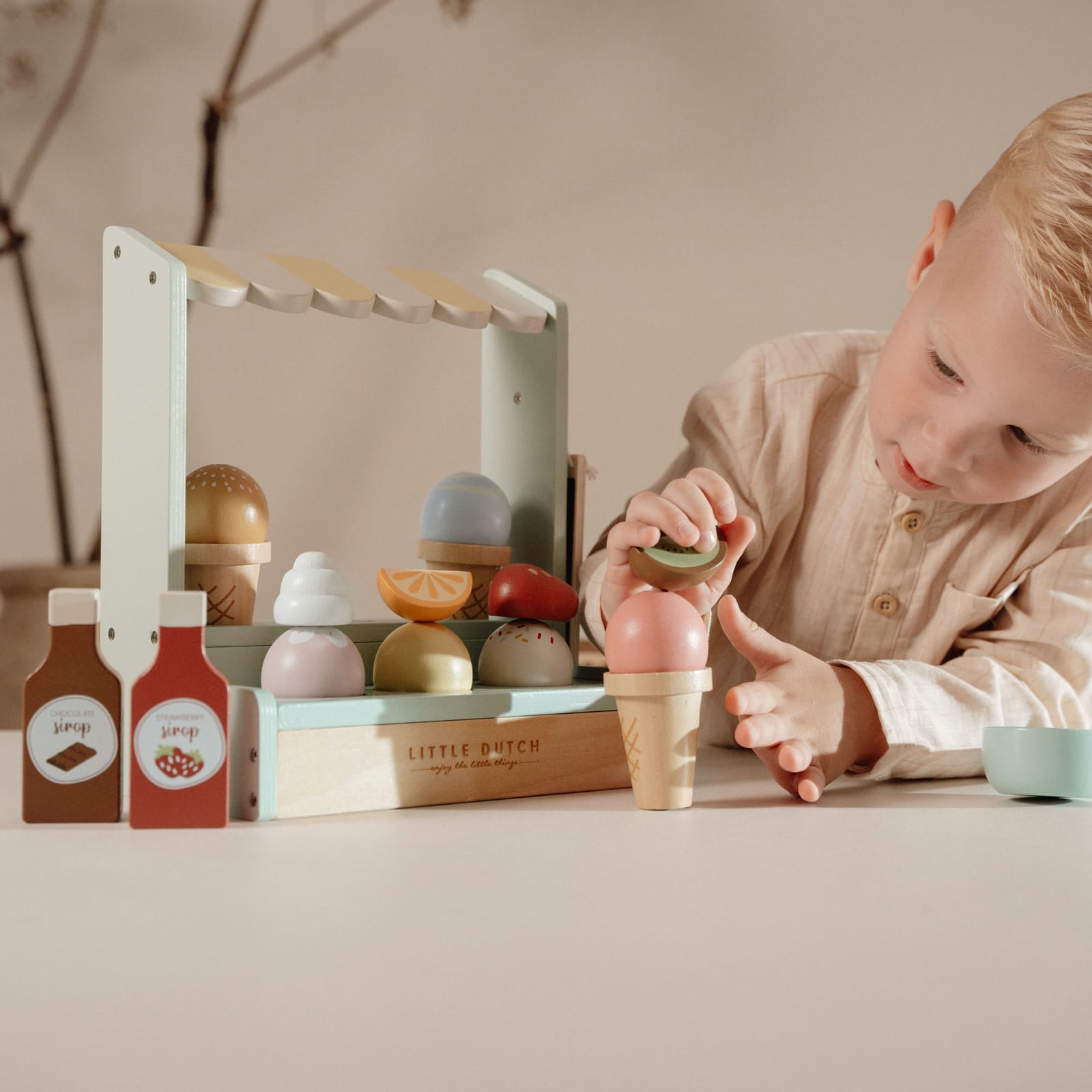 Wooden Toy Ice Cream Shop