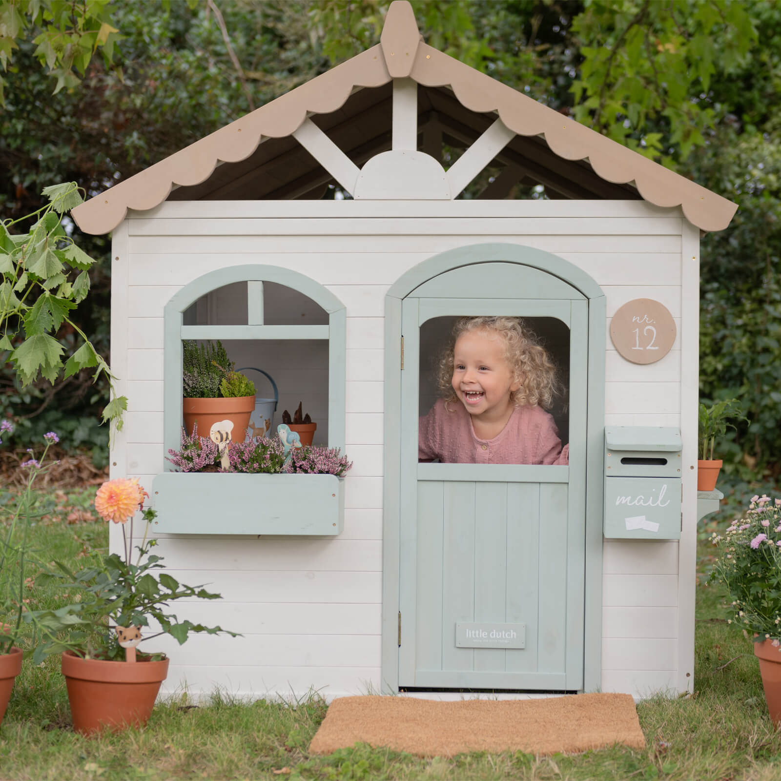Wooden Outdoor Playhouse