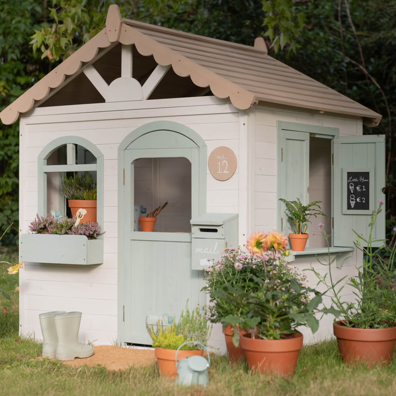 Wooden Outdoor Playhouse