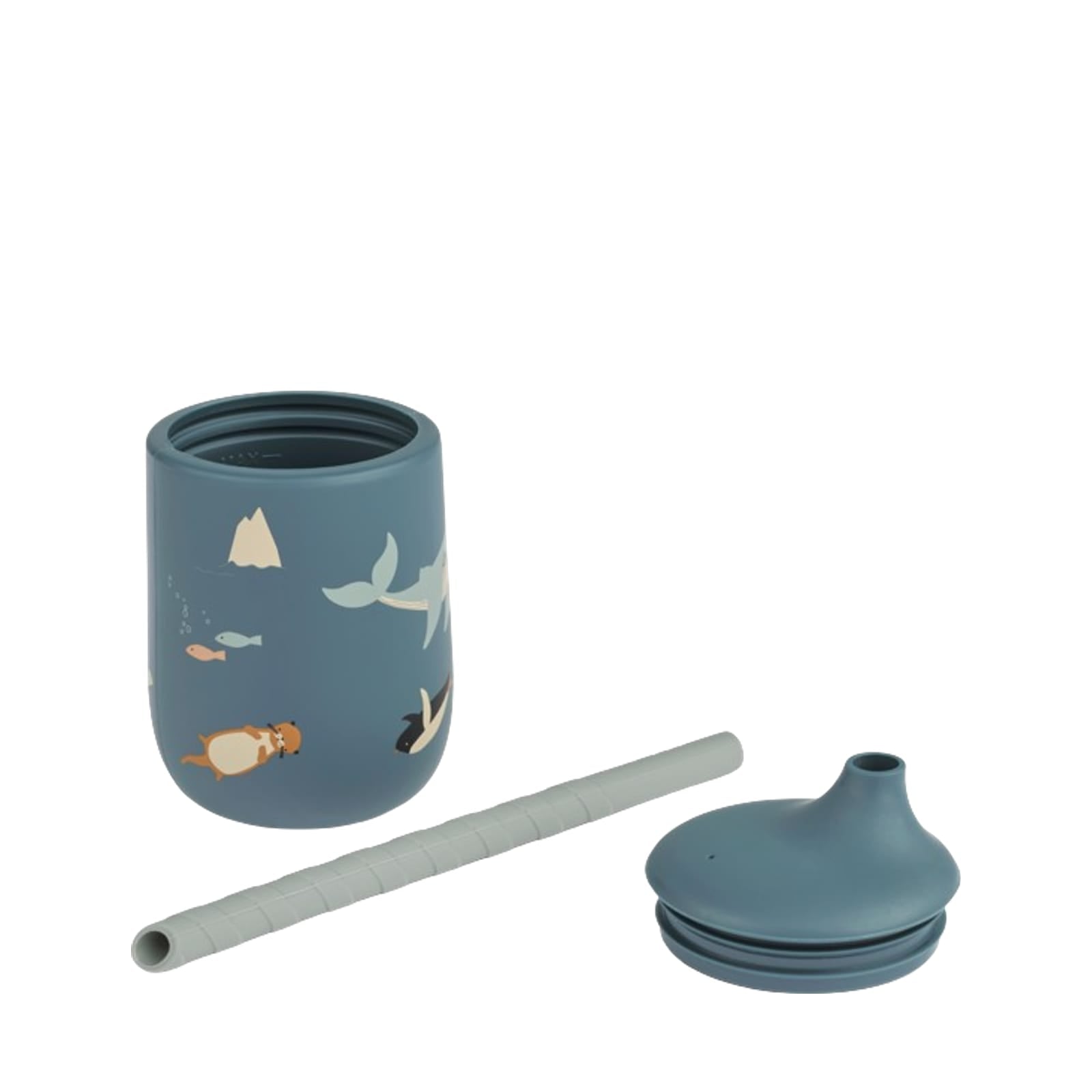 Ellis Printed Sippy Cup 230ml - Arctic Sea Ocean View