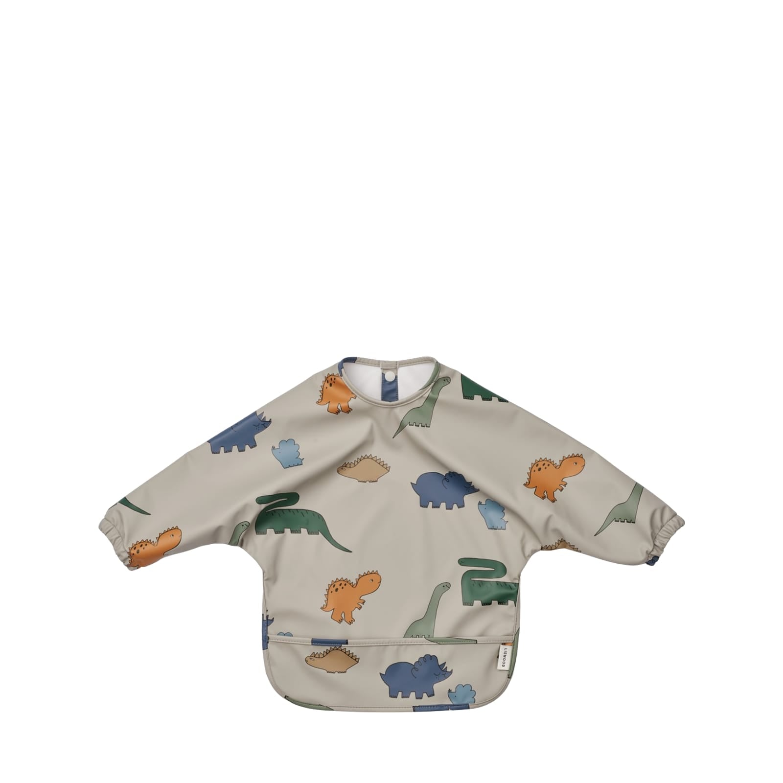 Merle Printed Cape Bib Dinosaurs / Mist