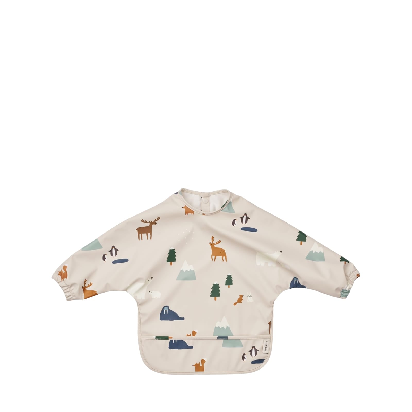 Merle Printed Cape Bib Polar / Sandy