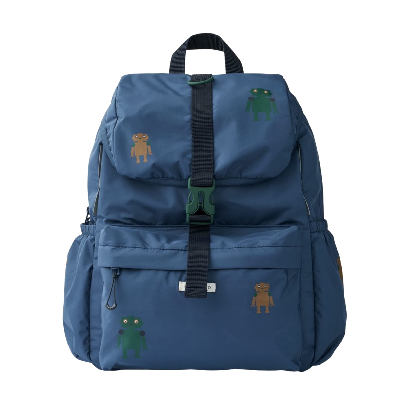 Christine School Backpack Robots / Indigo Blue