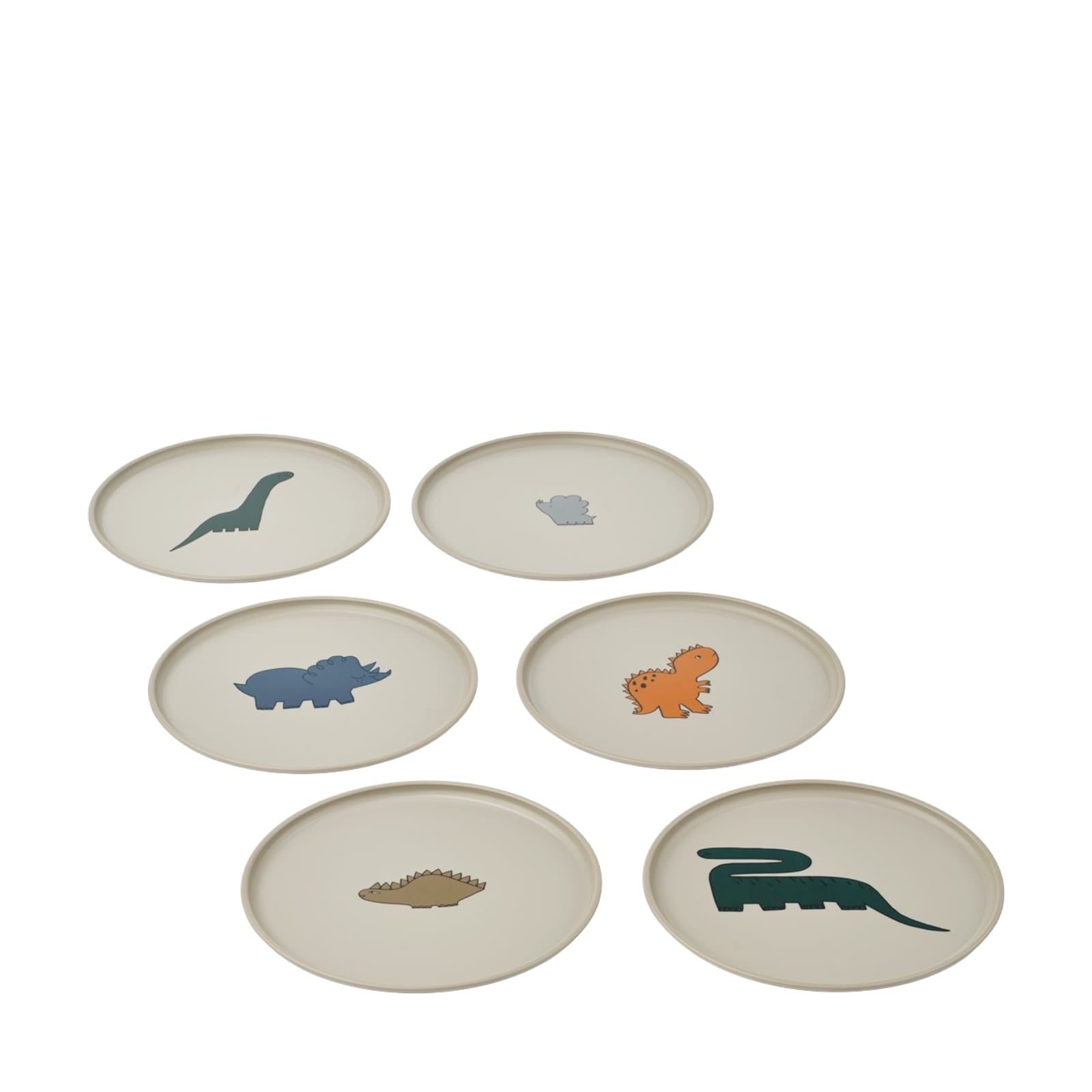 Remco Plate 6 Pack Dinosaurs / Mist