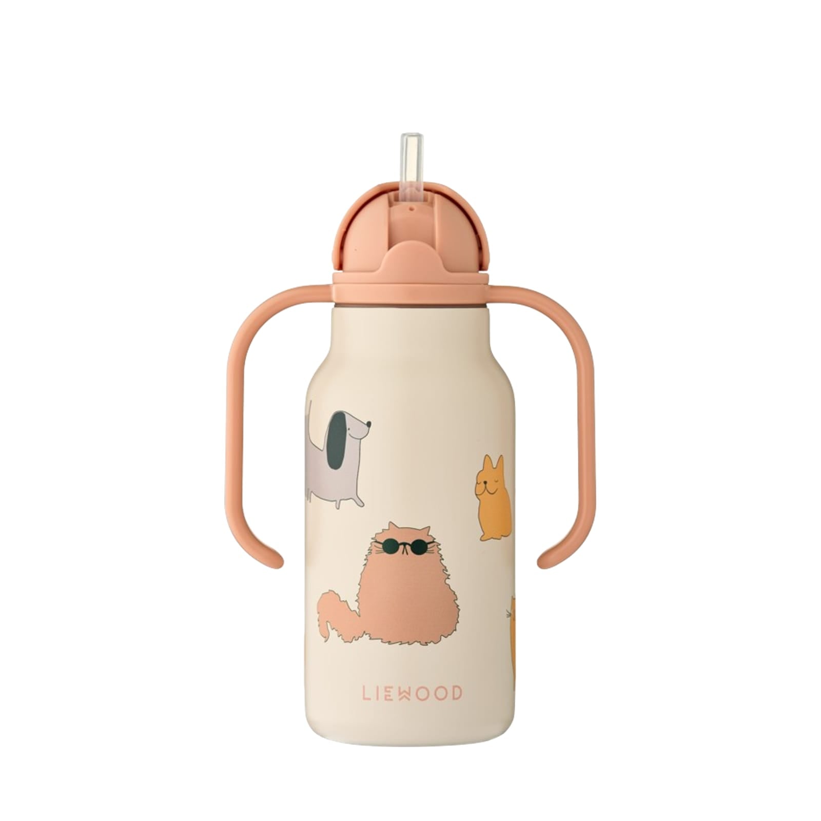 Kimmie Water Bottle 250ml - Cats and Dogs Sandy