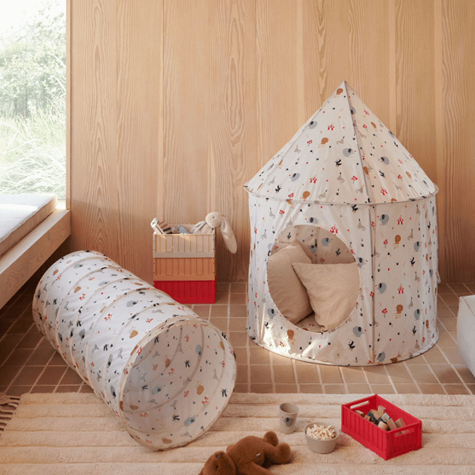 Emmanuel Pop Up Tunnel - Peach Sea Shell