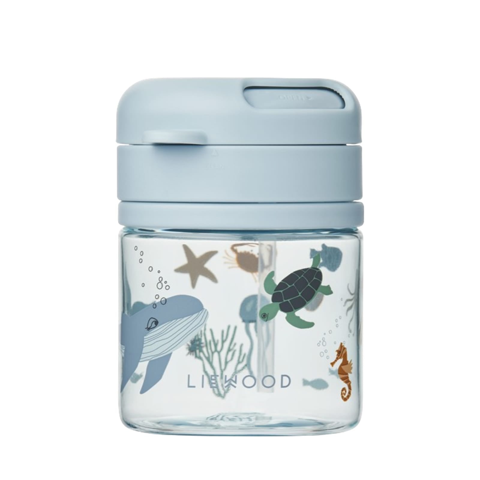 Pavia Tritan Straw Cup 280ml - Sea Creature Sandy